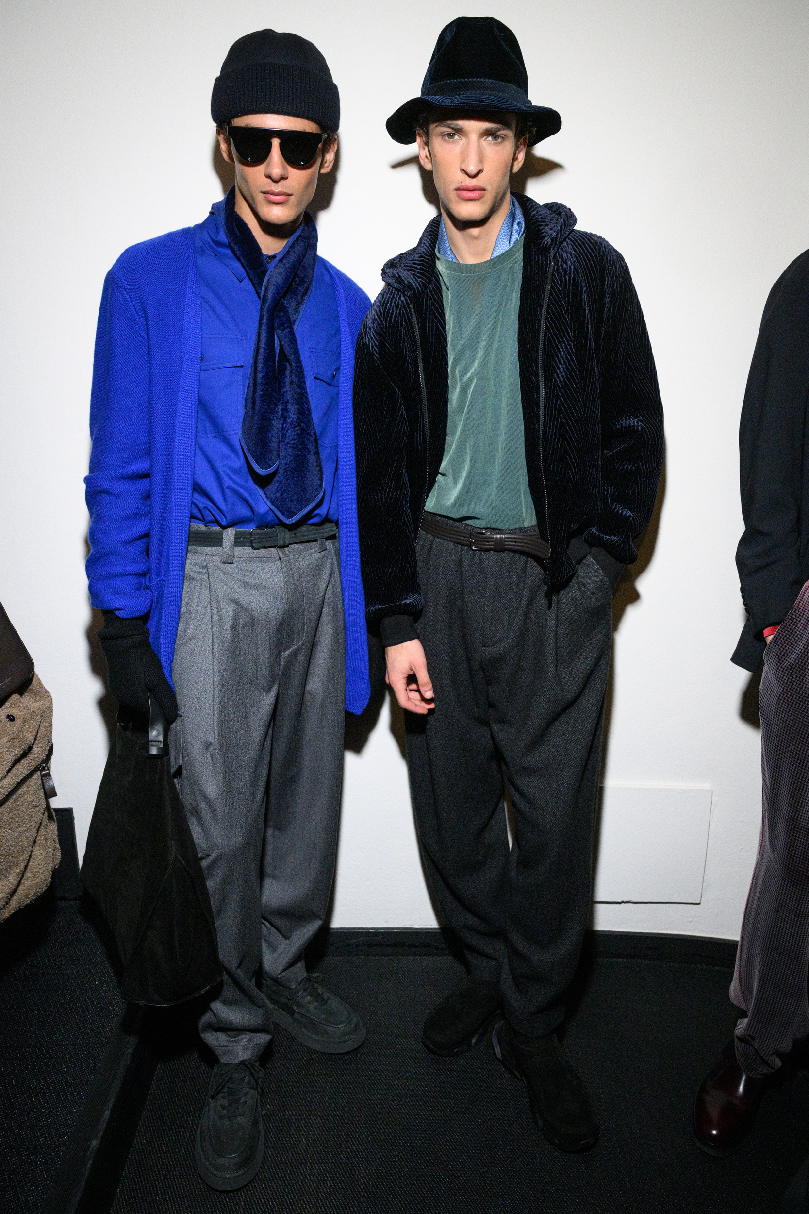 Giorgio Armani Fall 2025 Men’s Fashion Show Backstage