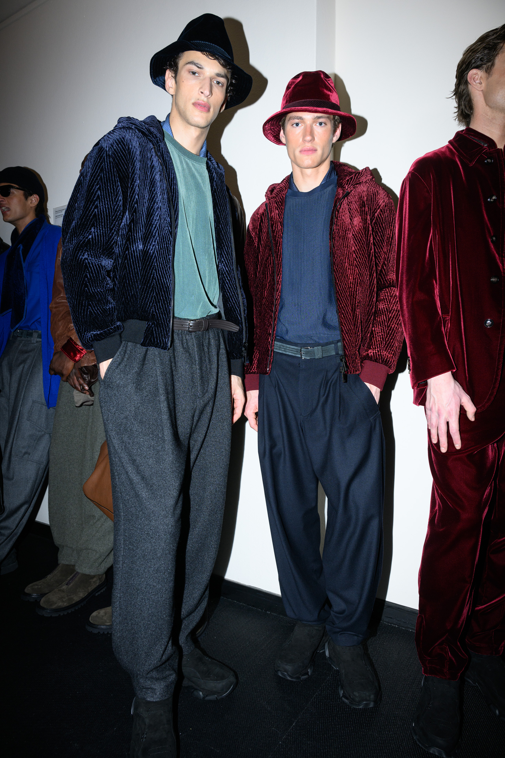 Giorgio Armani Fall 2025 Men’s Fashion Show Backstage