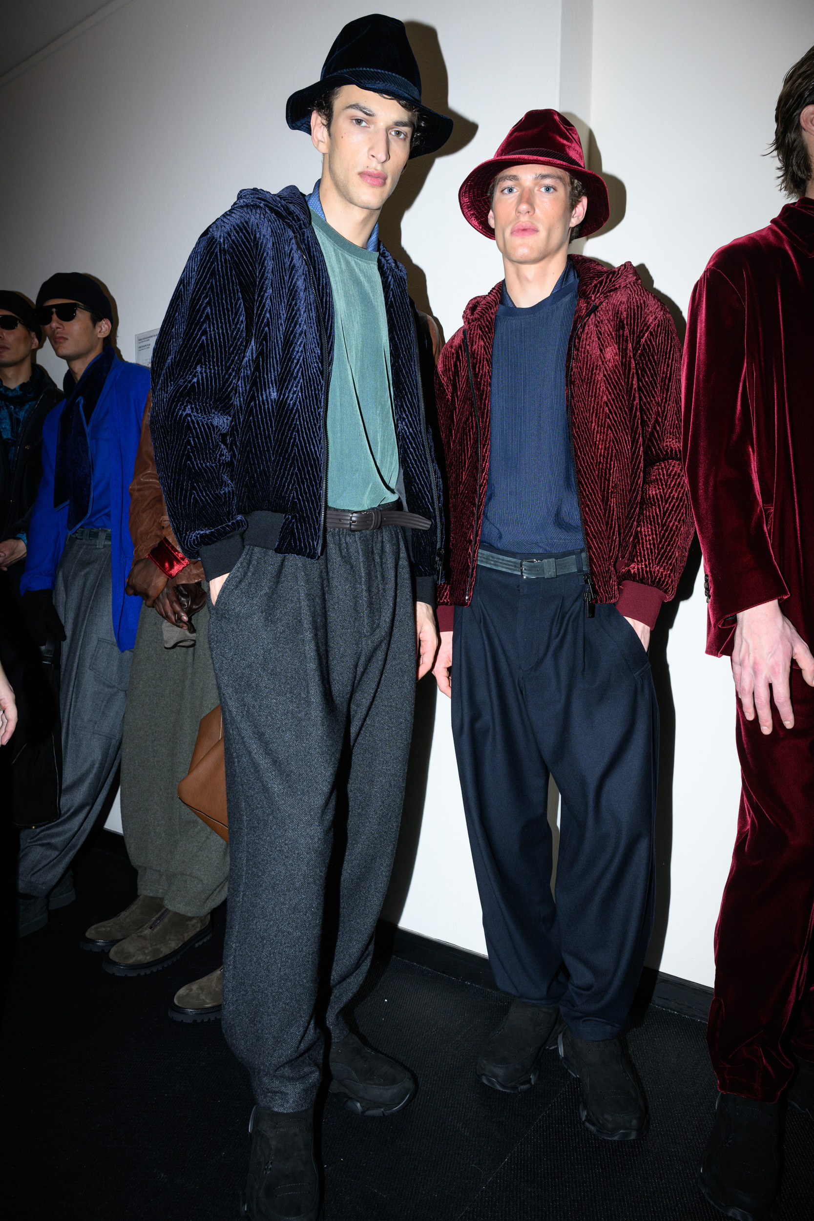 Giorgio Armani Fall 2025 Men’s Fashion Show Backstage