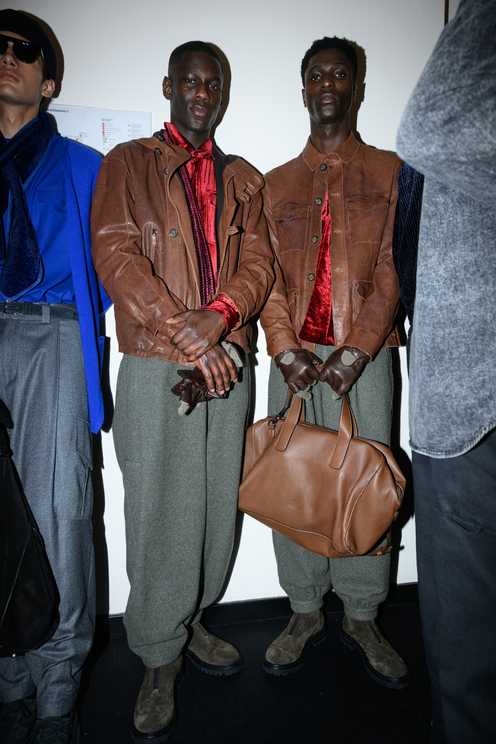 Giorgio Armani Fall 2025 Men’s Fashion Show Backstage