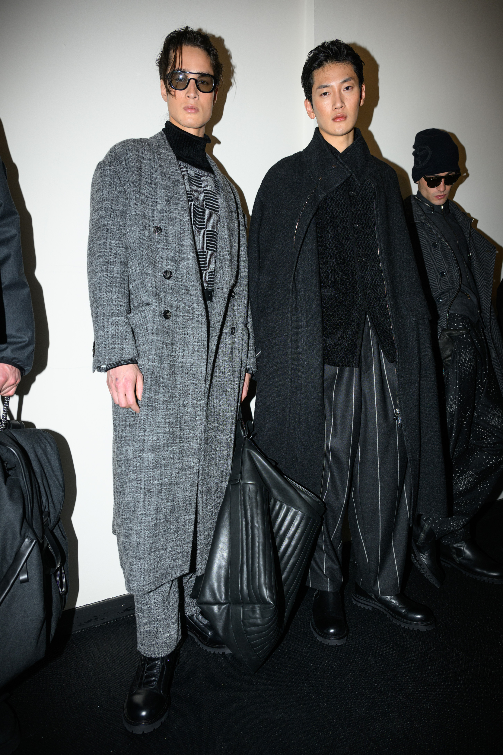 Giorgio Armani Fall 2025 Men’s Fashion Show Backstage