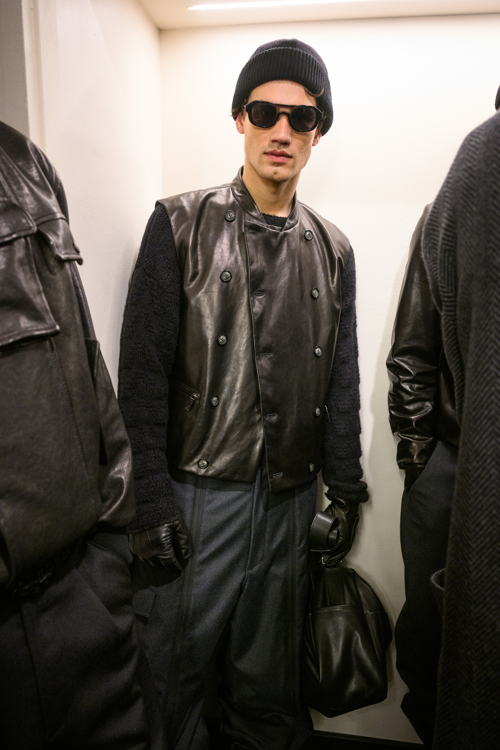 Giorgio Armani Fall 2025 Men’s Fashion Show Backstage