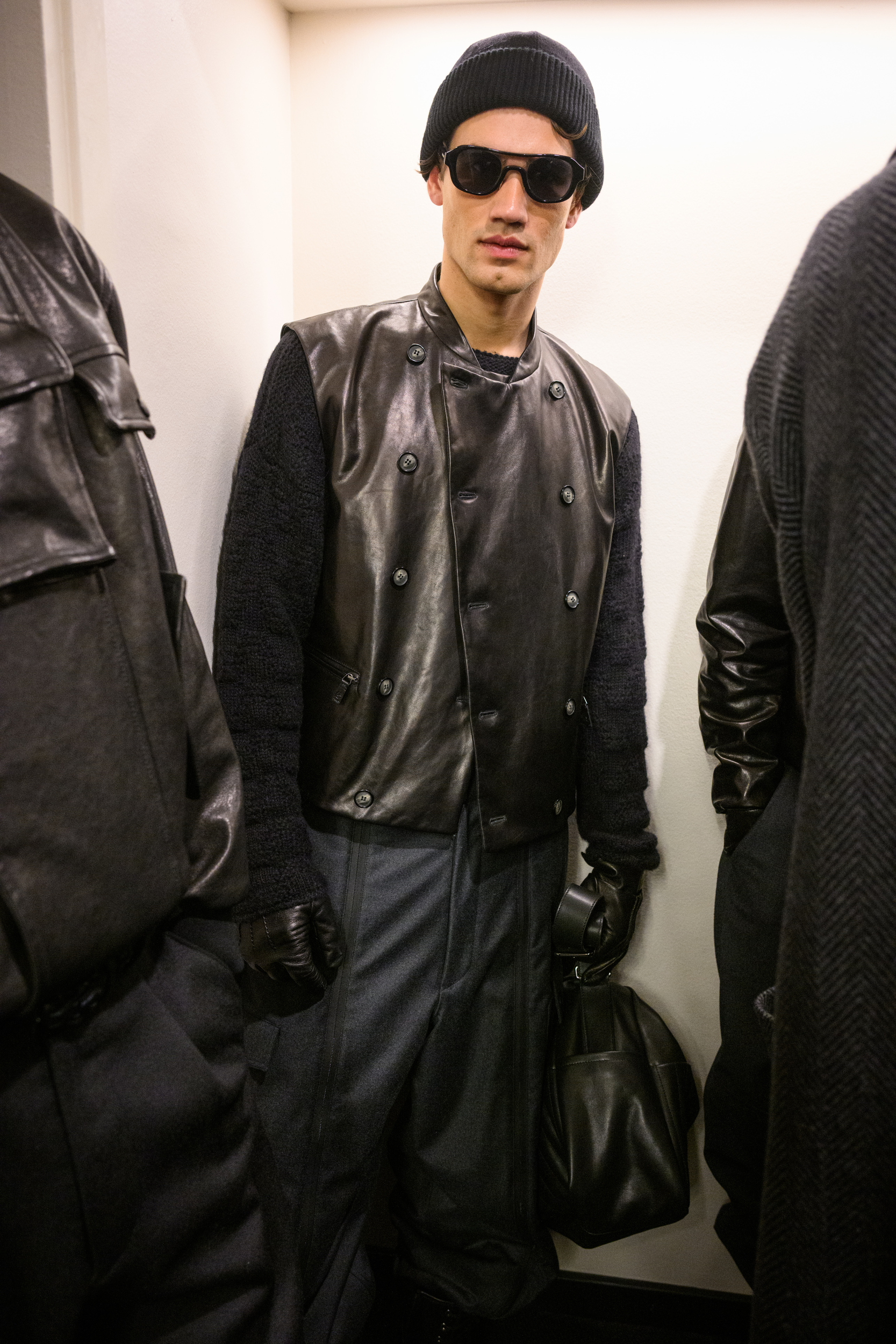 Giorgio Armani Fall 2025 Men’s Fashion Show Backstage