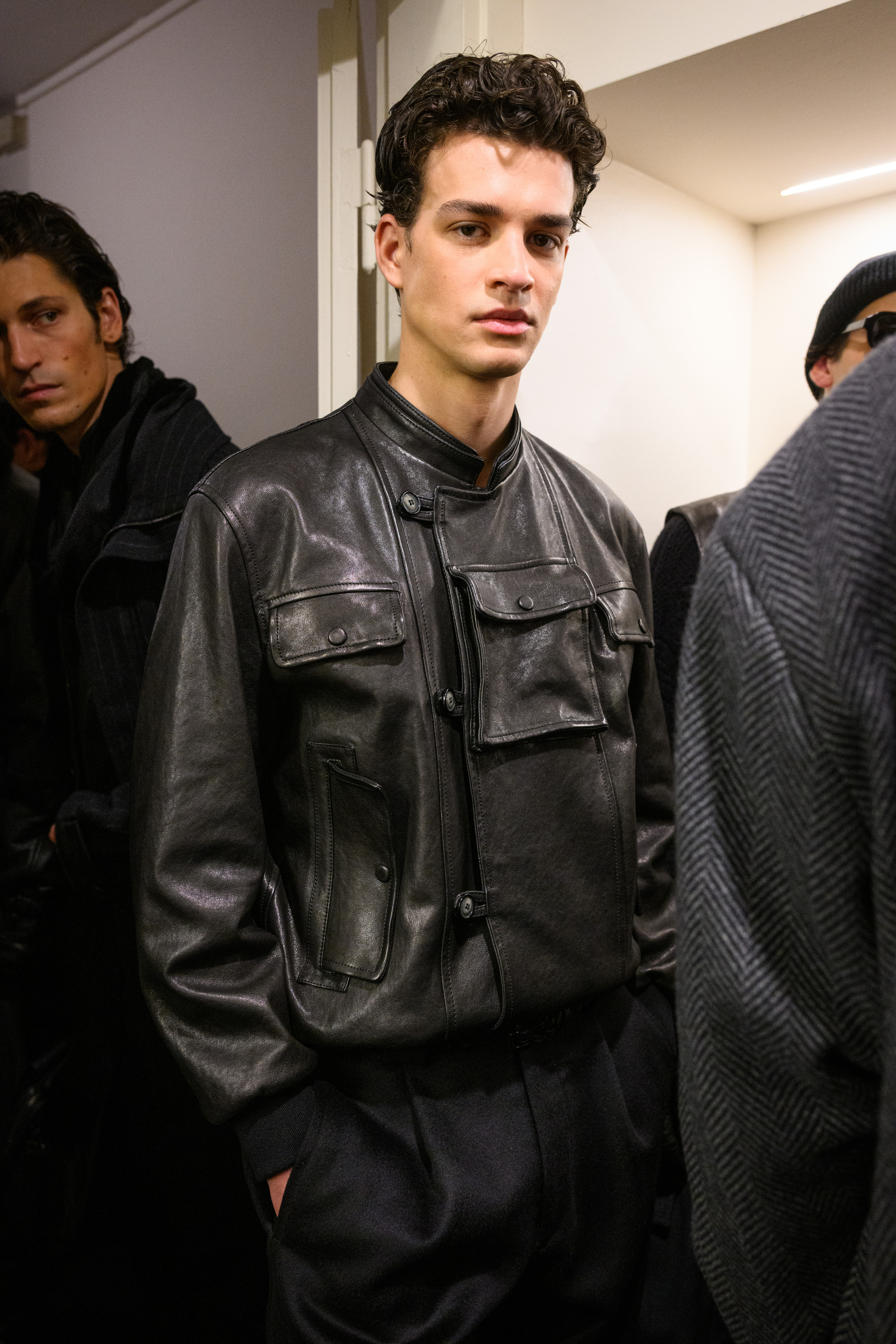 Giorgio Armani Fall 2025 Men’s Fashion Show Backstage