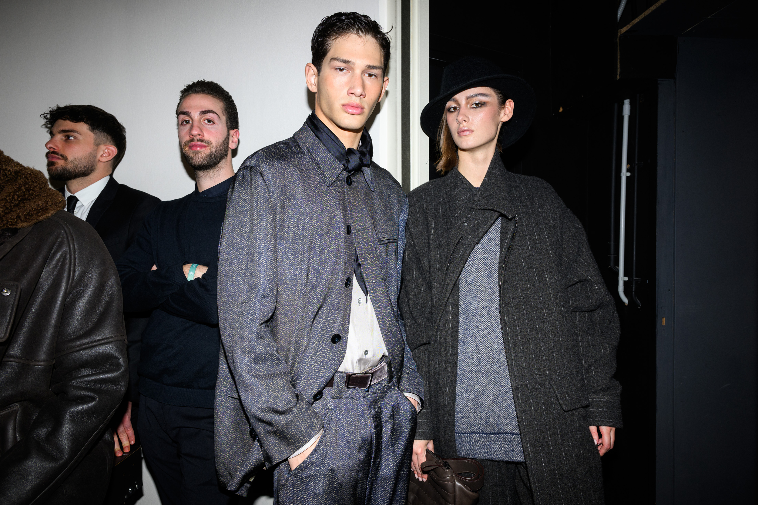 Giorgio Armani Fall 2025 Men’s Fashion Show Backstage