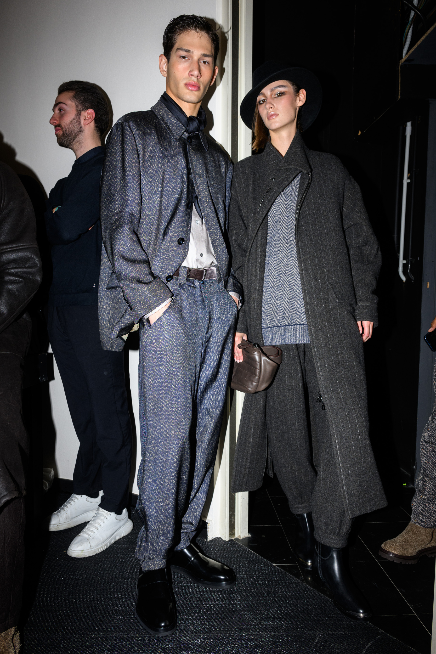 Giorgio Armani Fall 2025 Men’s Fashion Show Backstage