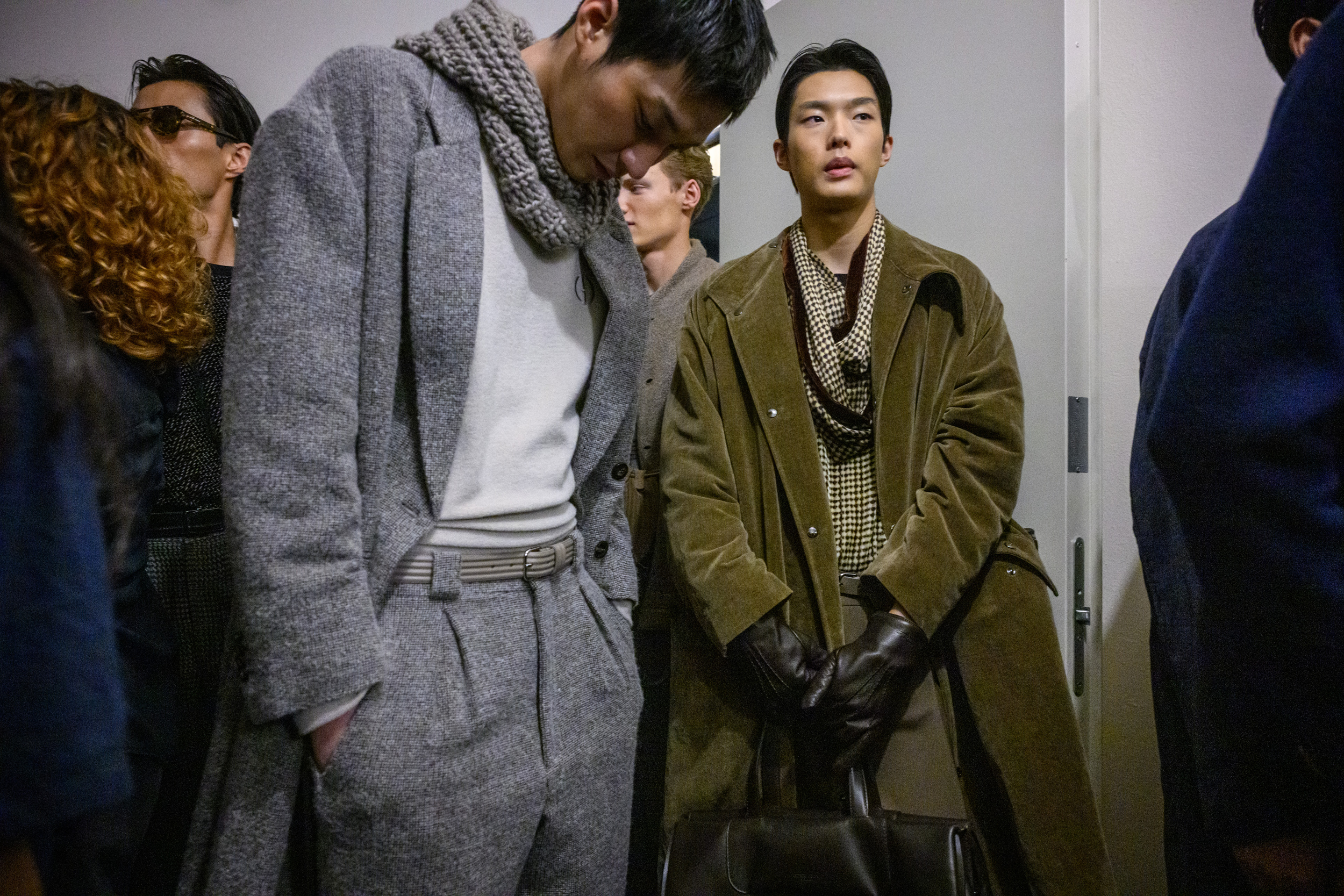 Giorgio Armani Fall 2025 Men’s Fashion Show Backstage