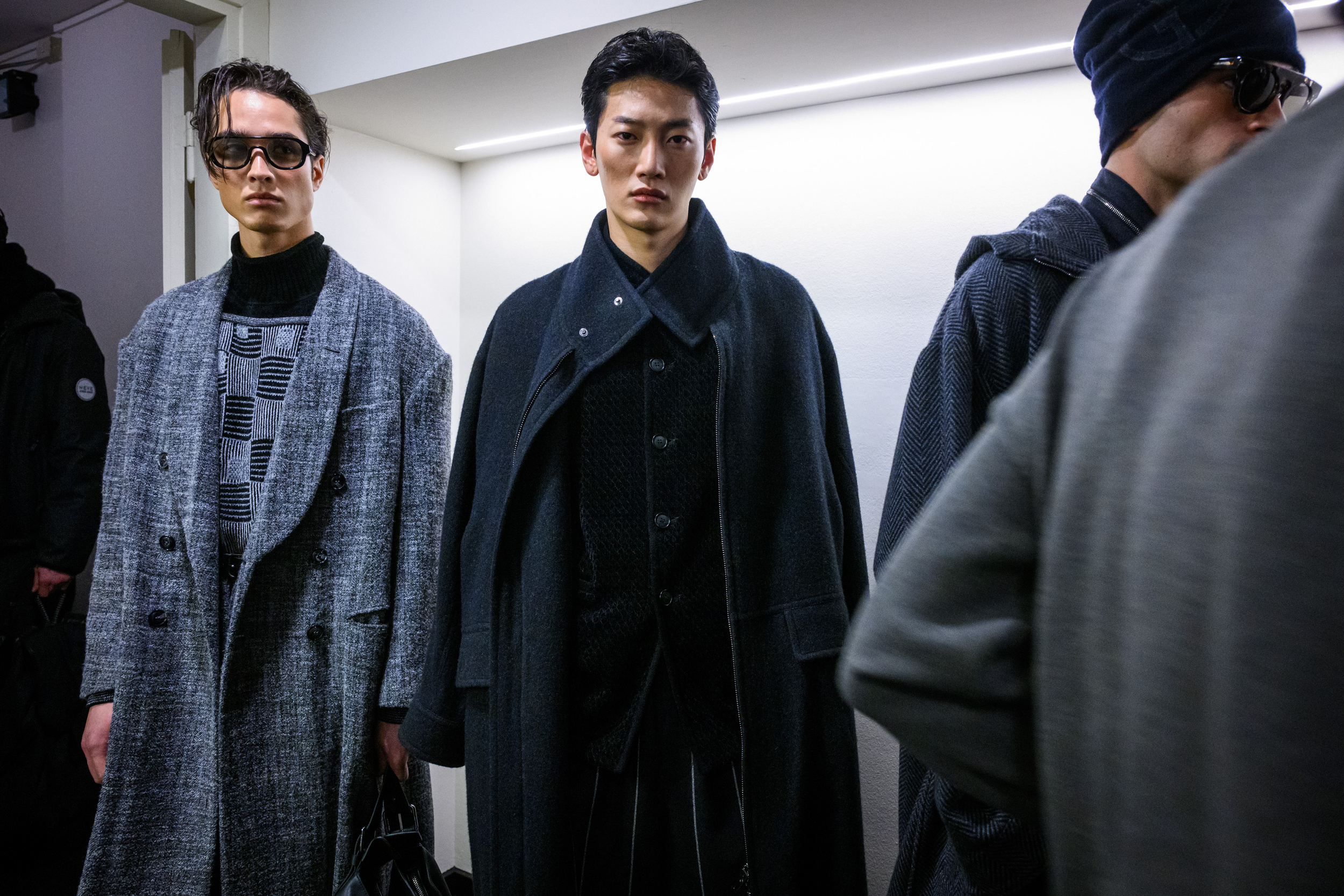 Giorgio Armani Fall 2025 Men’s Fashion Show Backstage