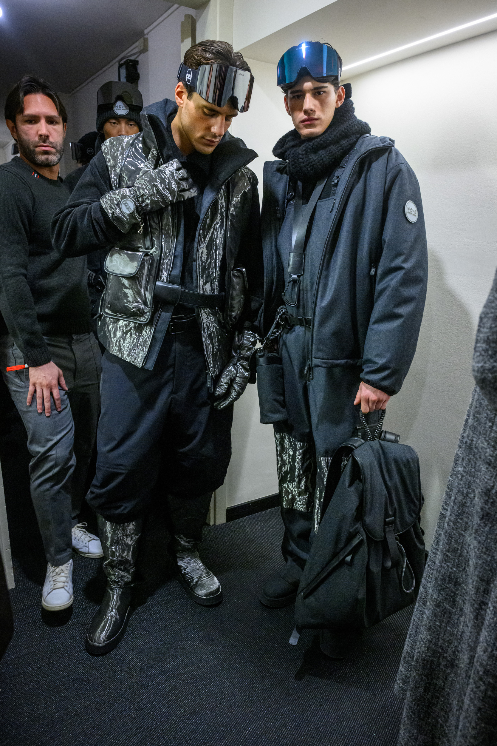 Giorgio Armani Fall 2025 Men’s Fashion Show Backstage