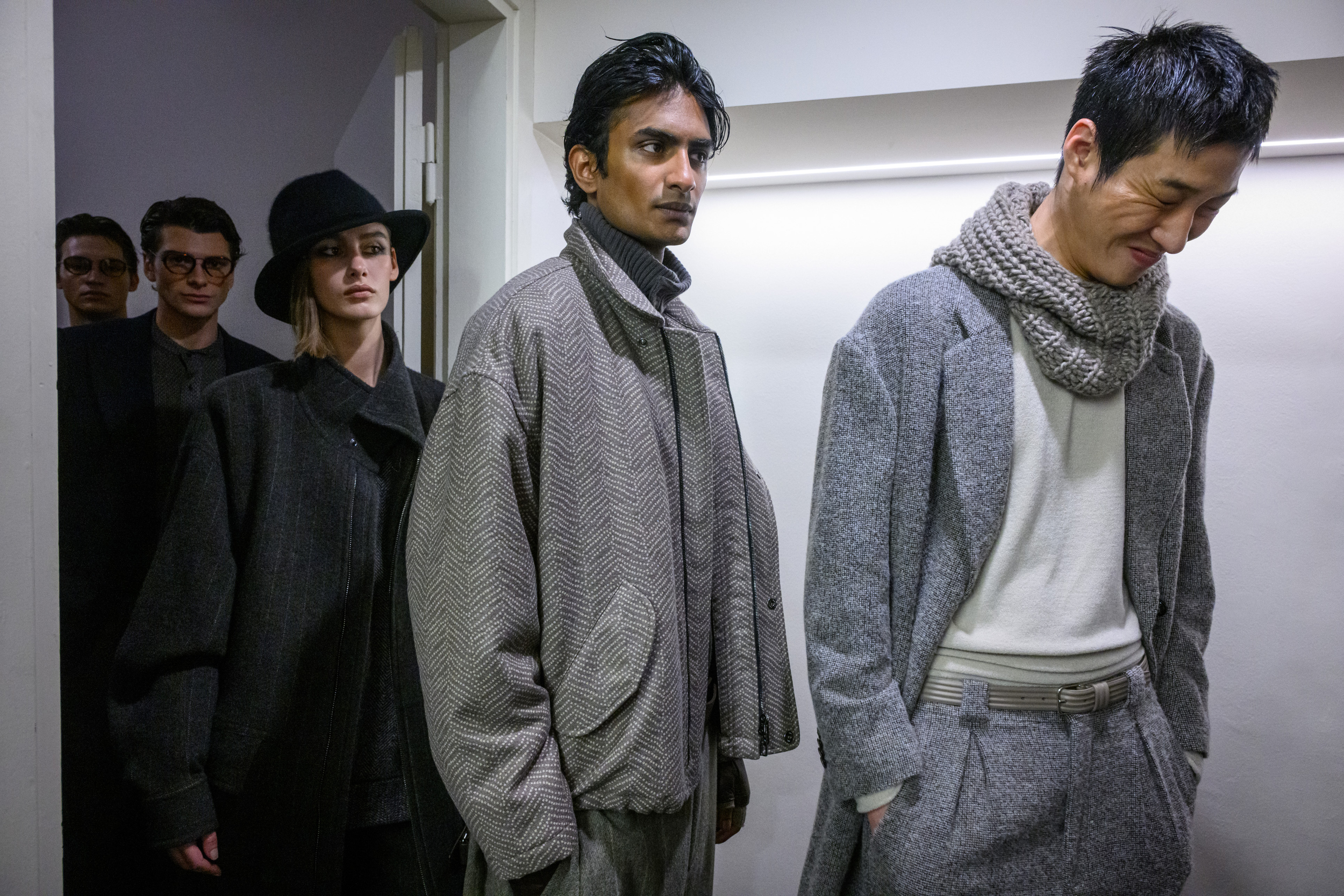 Giorgio Armani Fall 2025 Men’s Fashion Show Backstage