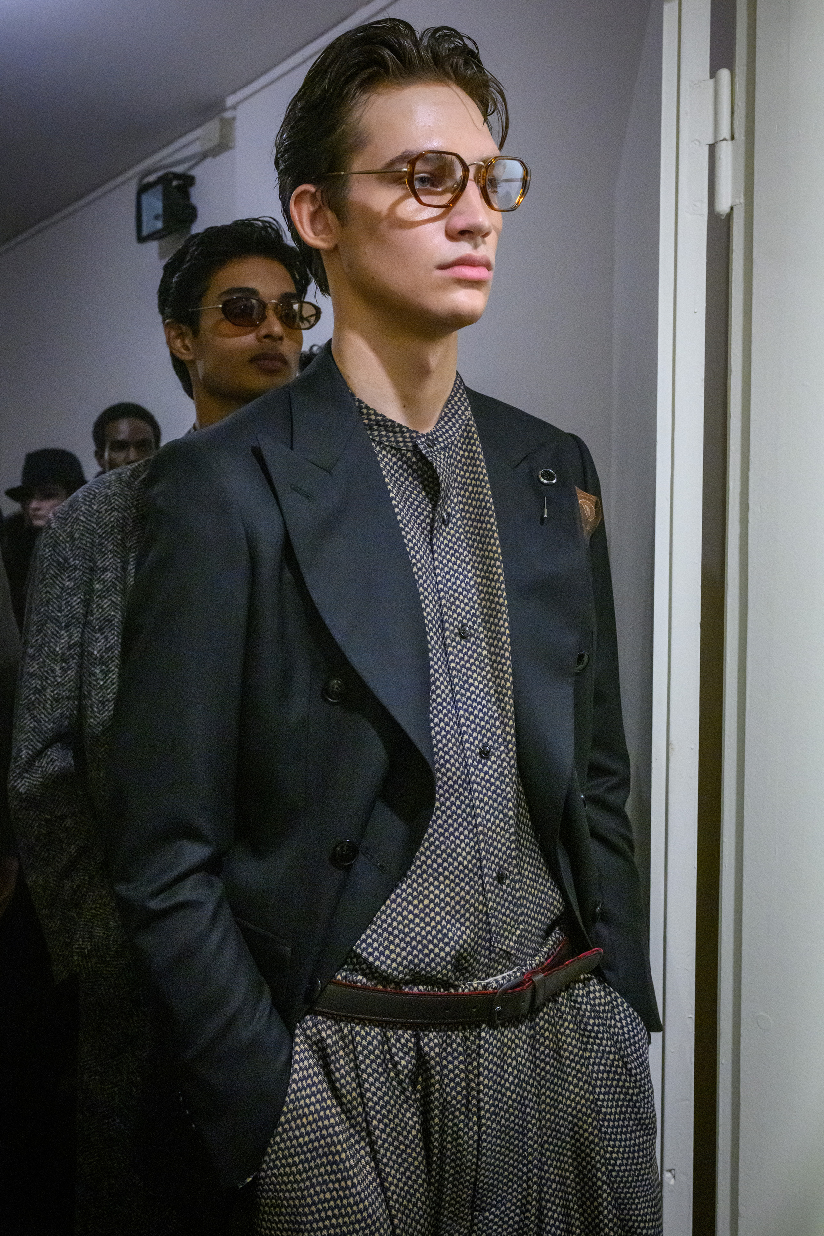 Giorgio Armani Fall 2025 Men’s Fashion Show Backstage