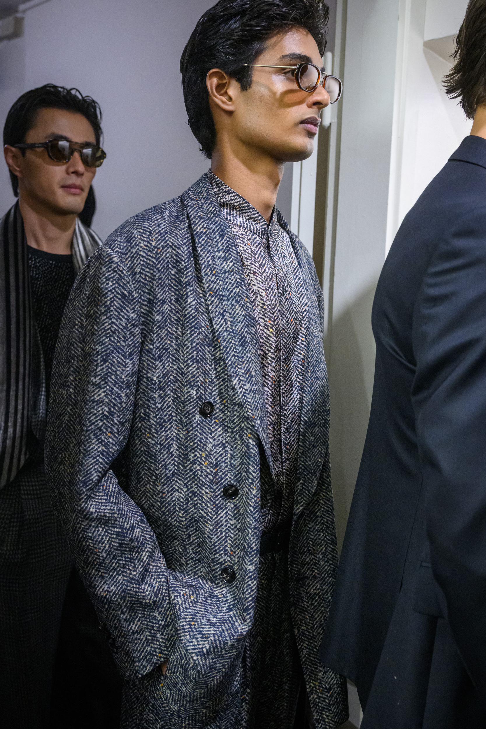 Giorgio Armani Fall 2025 Men’s Fashion Show Backstage