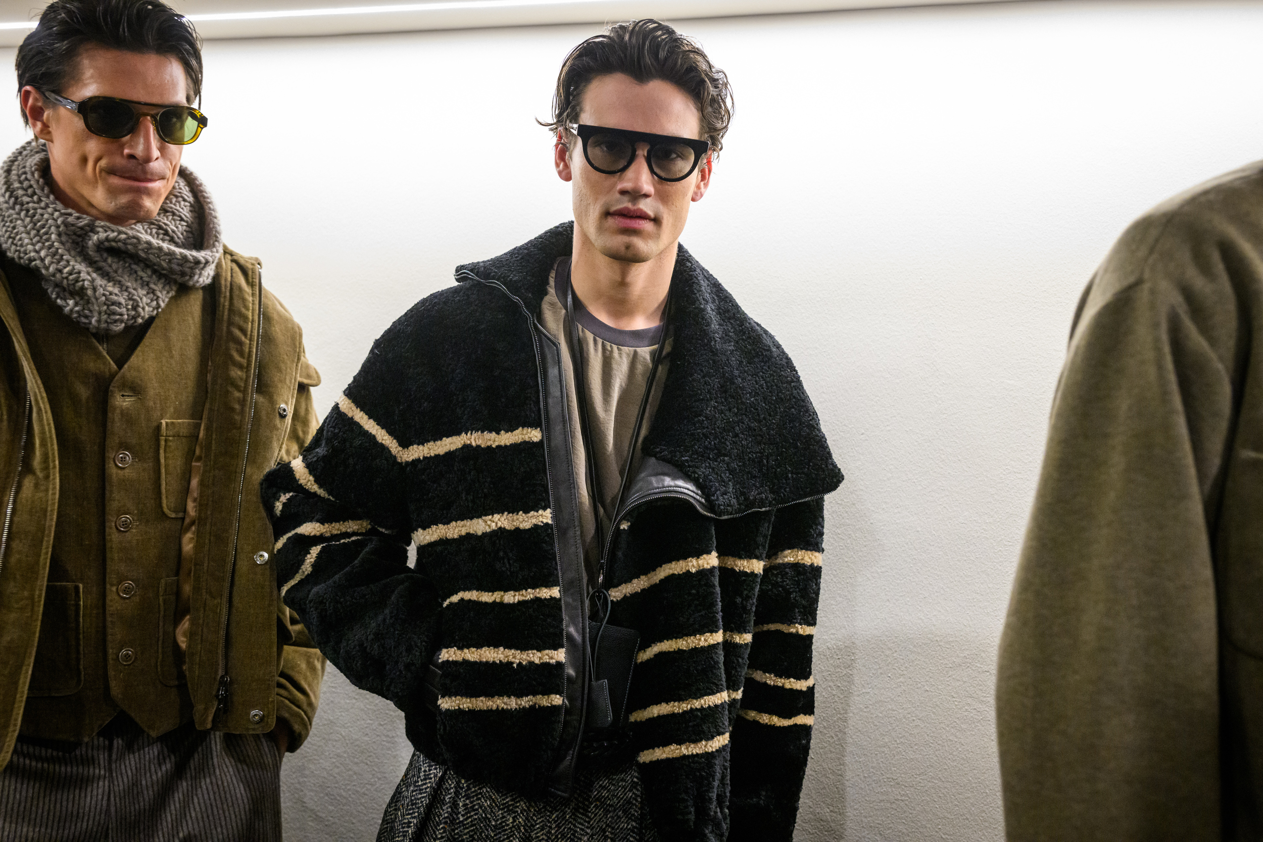 Giorgio Armani Fall 2025 Men’s Fashion Show Backstage