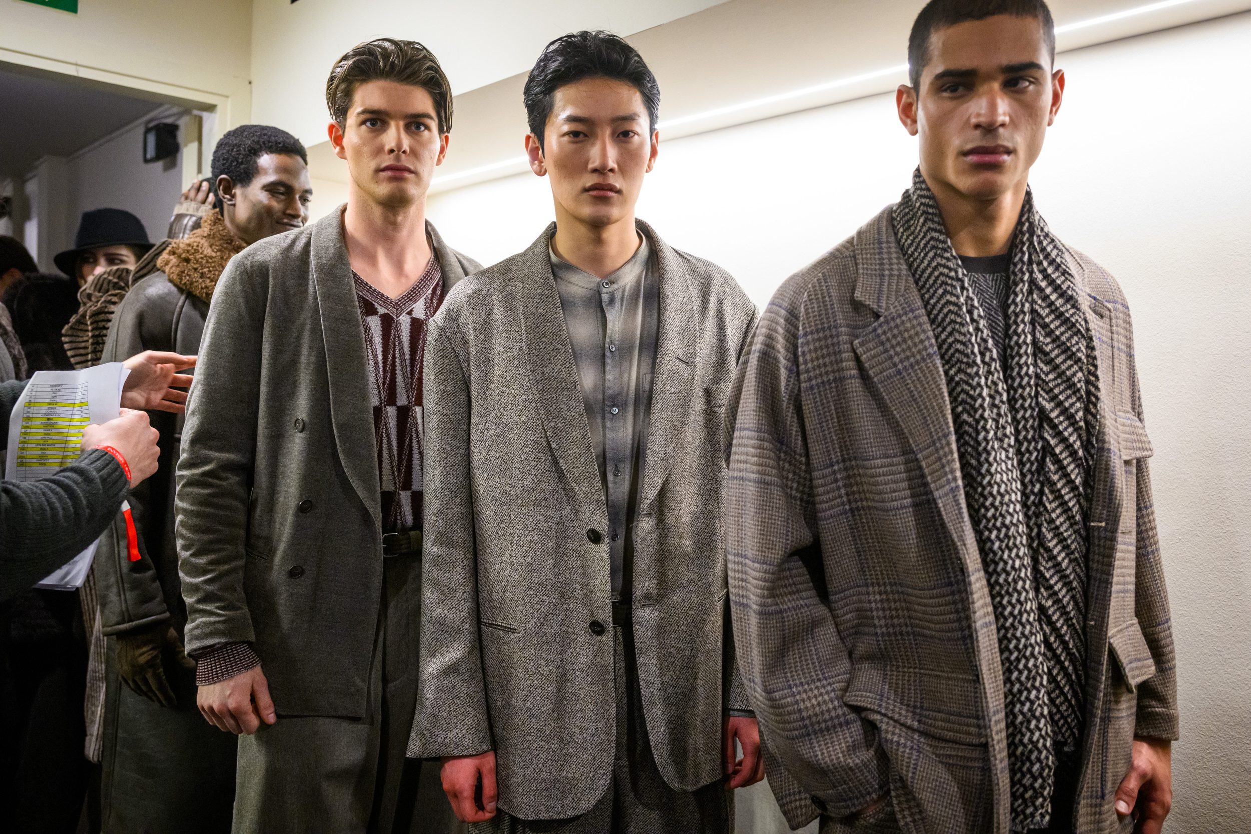 Giorgio Armani Fall 2025 Men’s Fashion Show Backstage