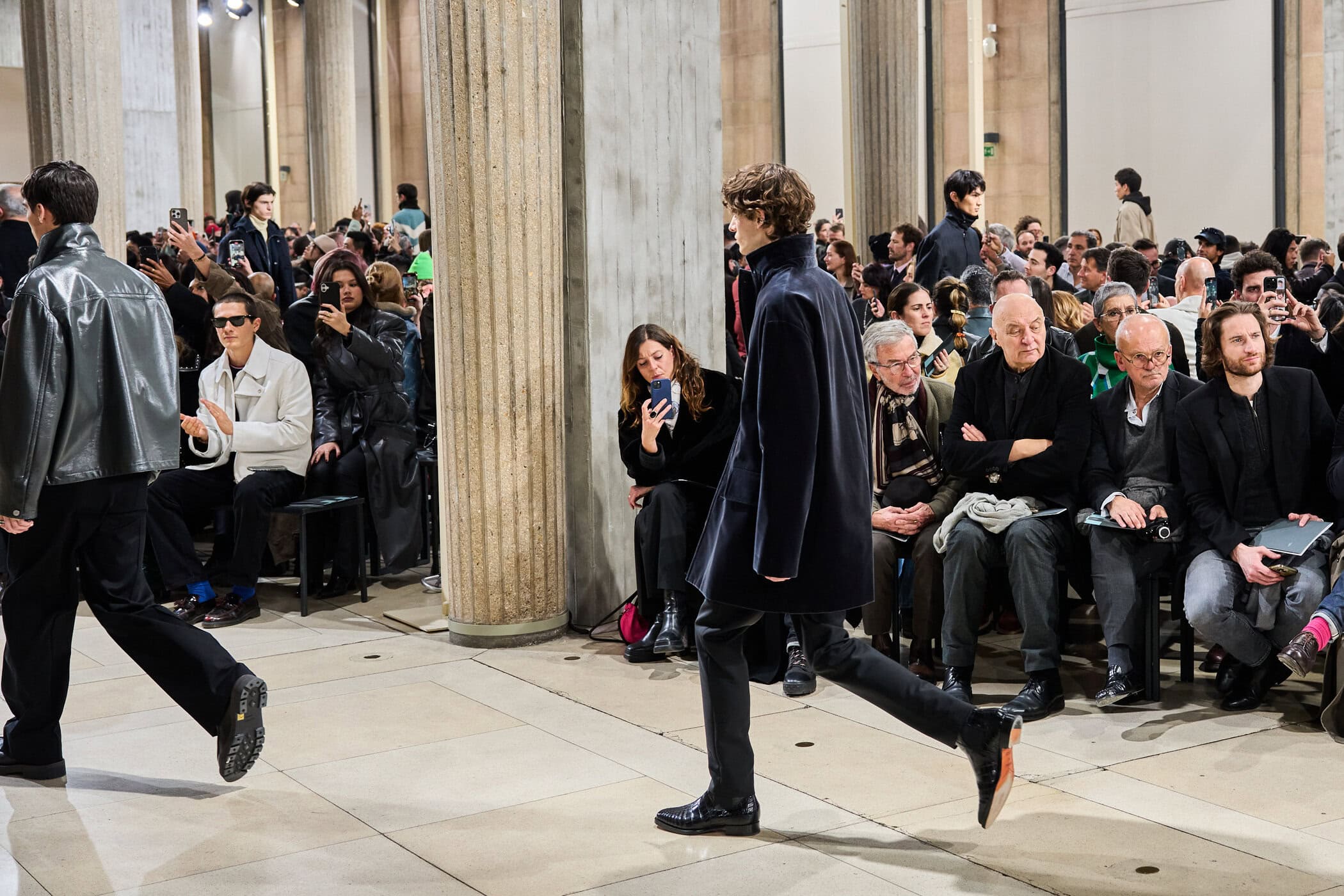 Hermes Fall 2025 Men’s Fashion Show Atmosphere