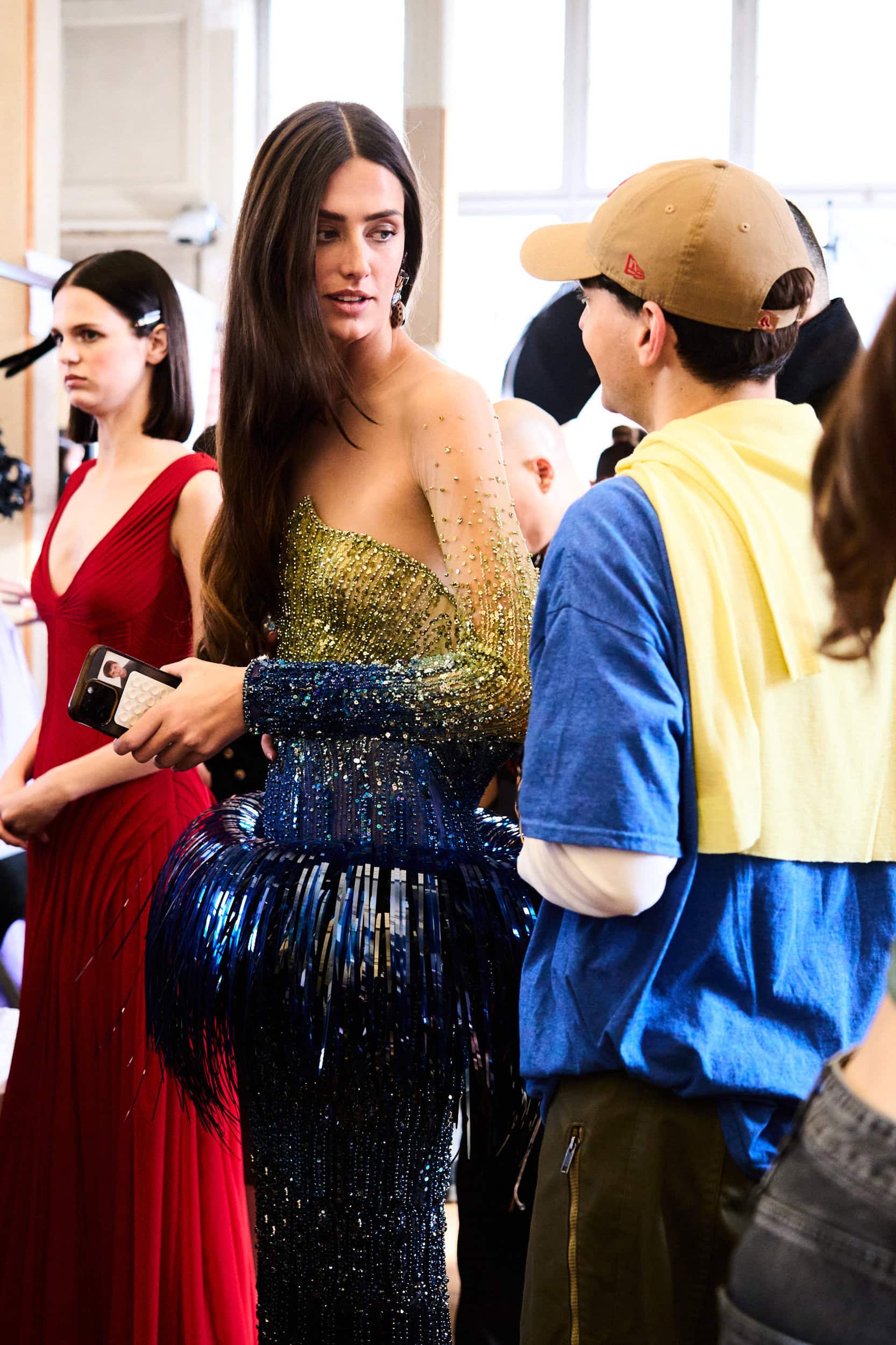 Georges Hobeika Spring 2025 Couture Fashion Show Backstage