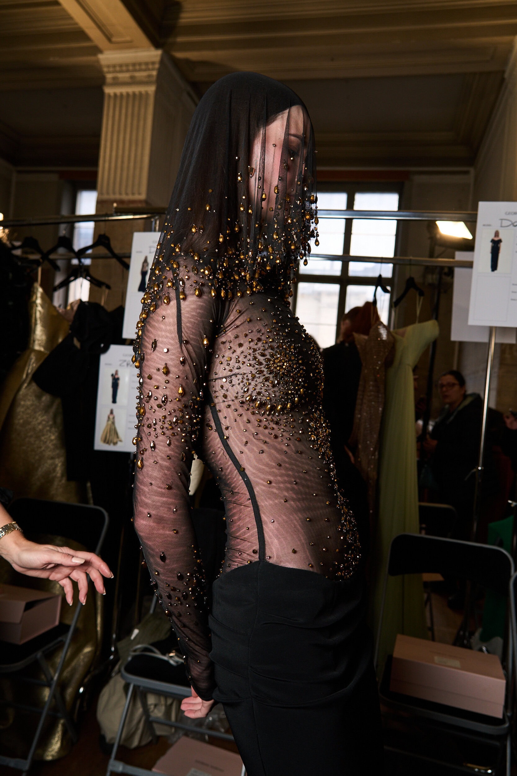 Georges Hobeika Spring 2025 Couture Fashion Show Backstage