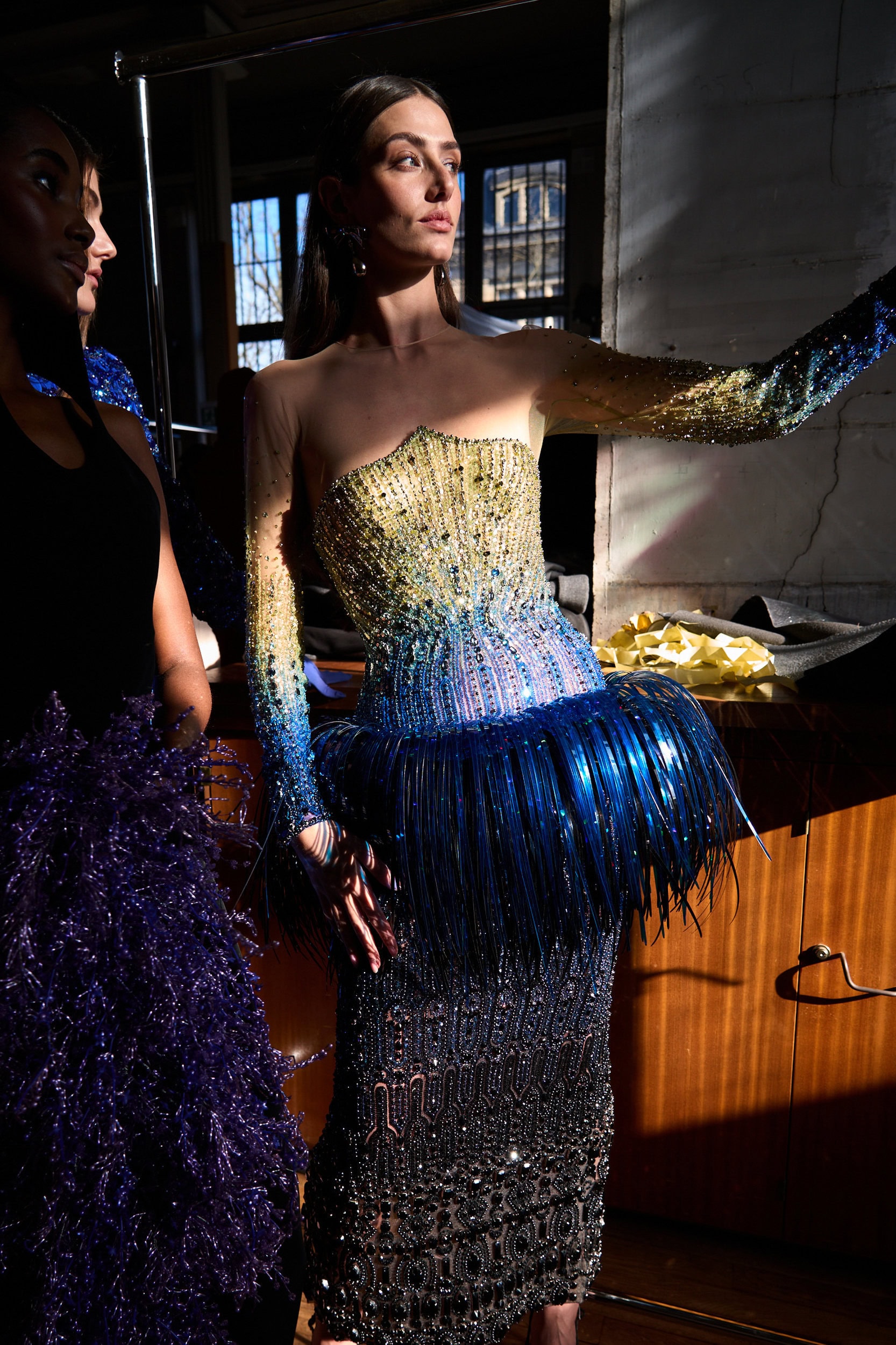 Georges Hobeika Spring 2025 Couture Fashion Show Backstage