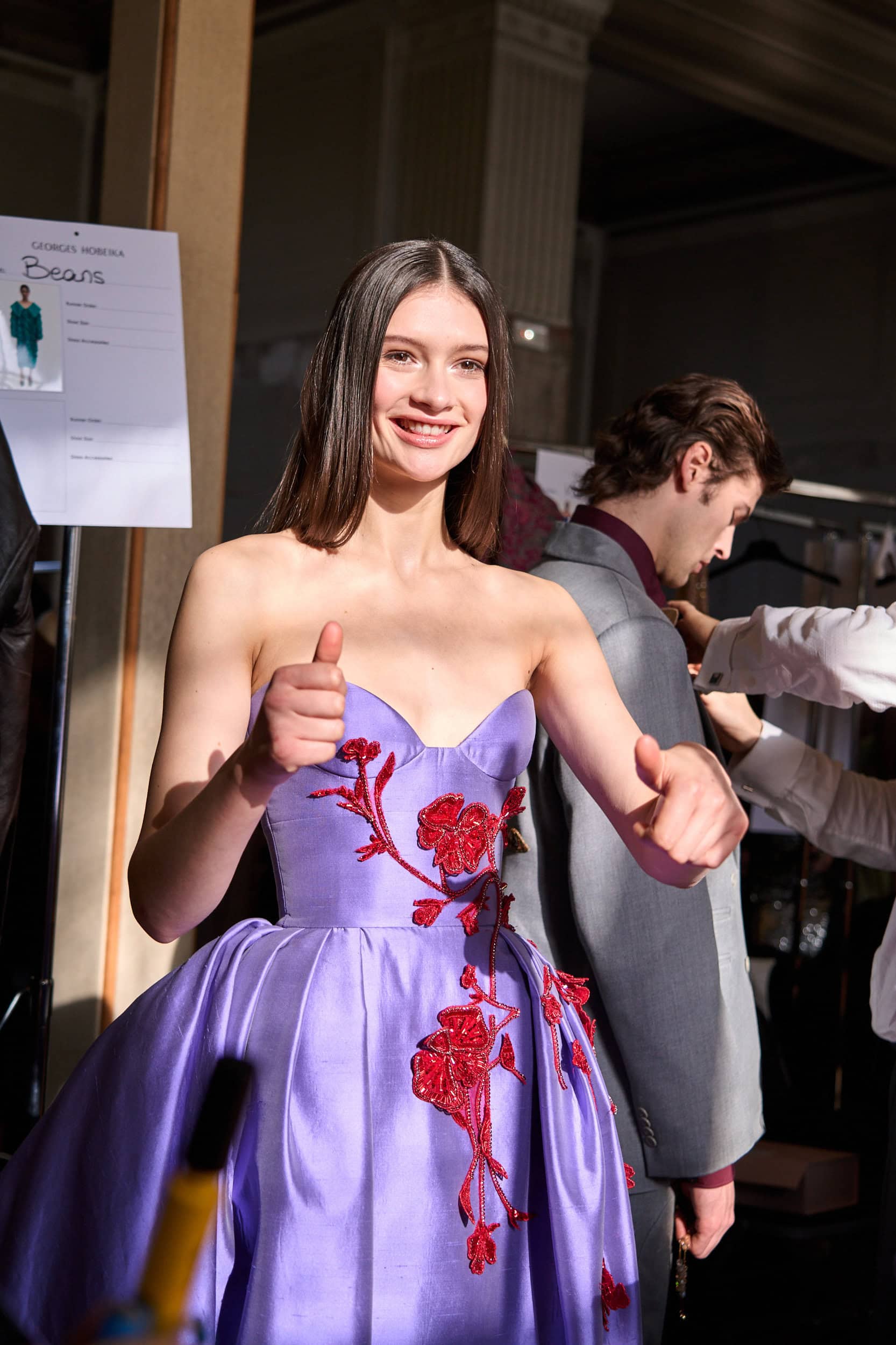 Georges Hobeika Spring 2025 Couture Fashion Show Backstage