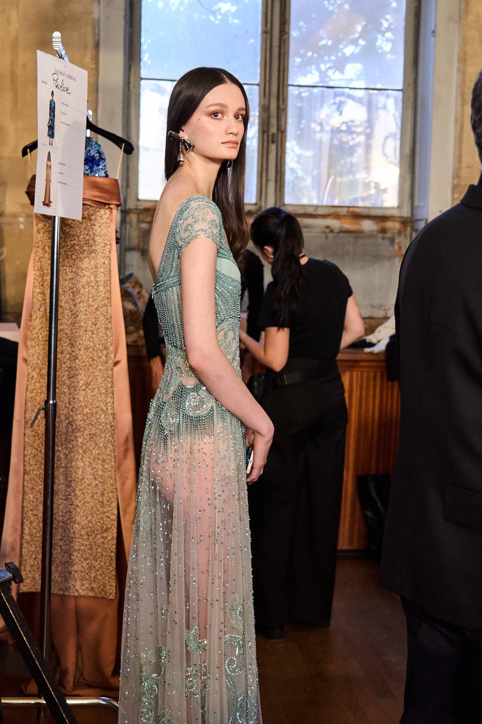 Georges Hobeika Spring 2025 Couture Fashion Show Backstage