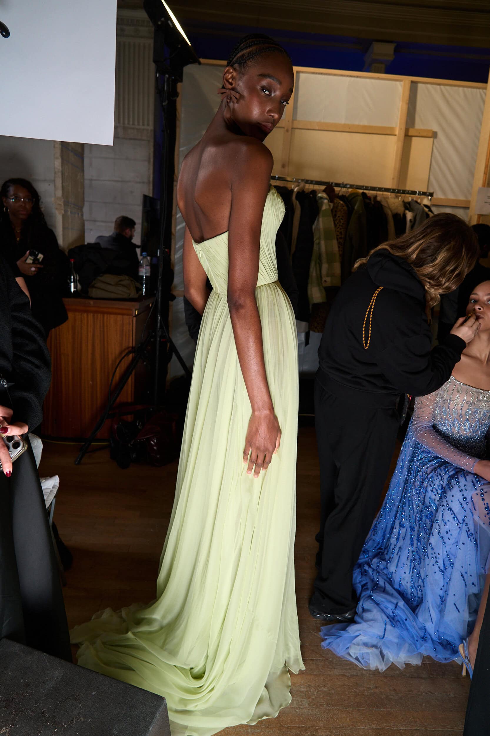 Georges Hobeika Spring 2025 Couture Fashion Show Backstage