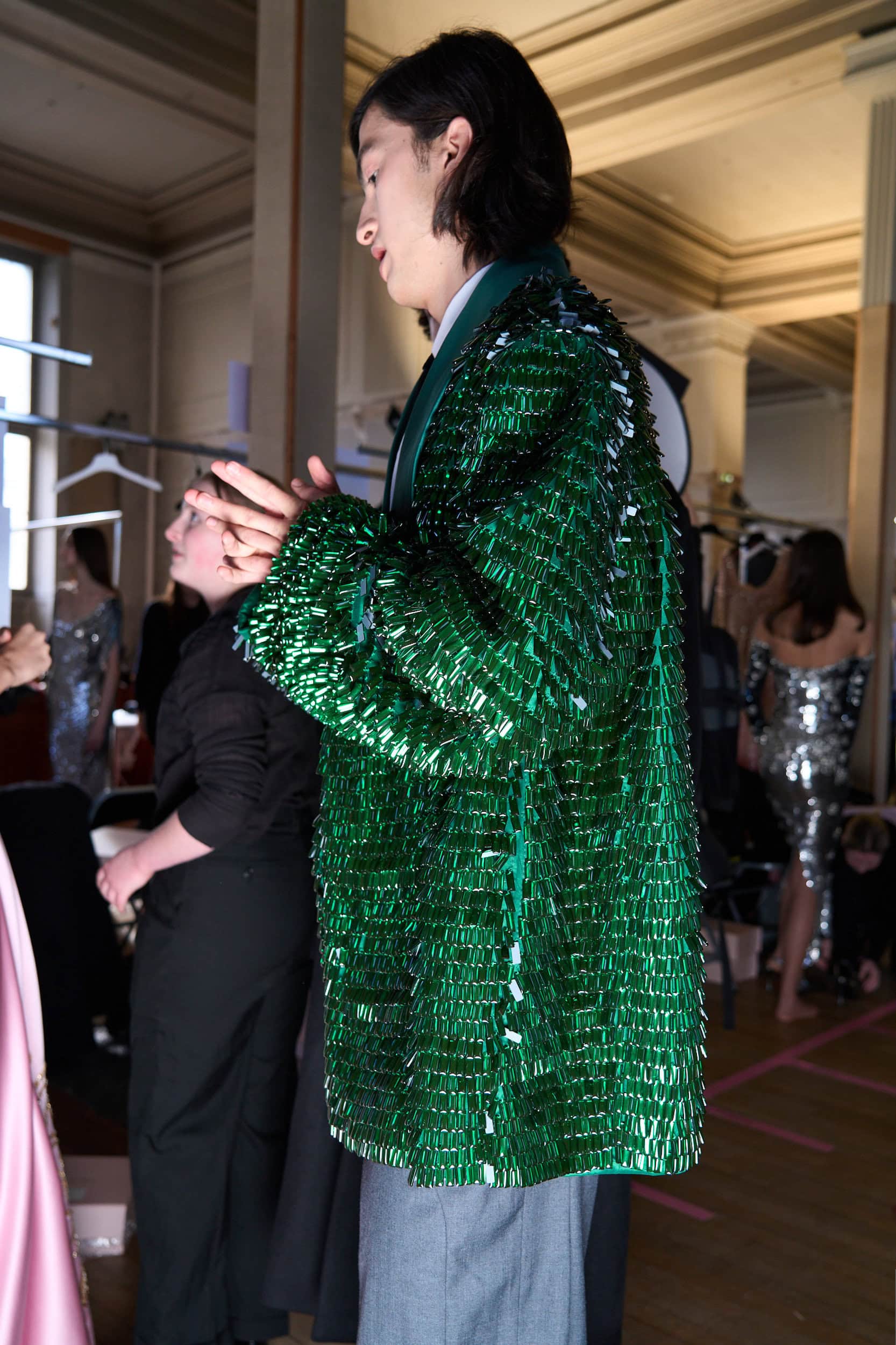 Georges Hobeika Spring 2025 Couture Fashion Show Backstage