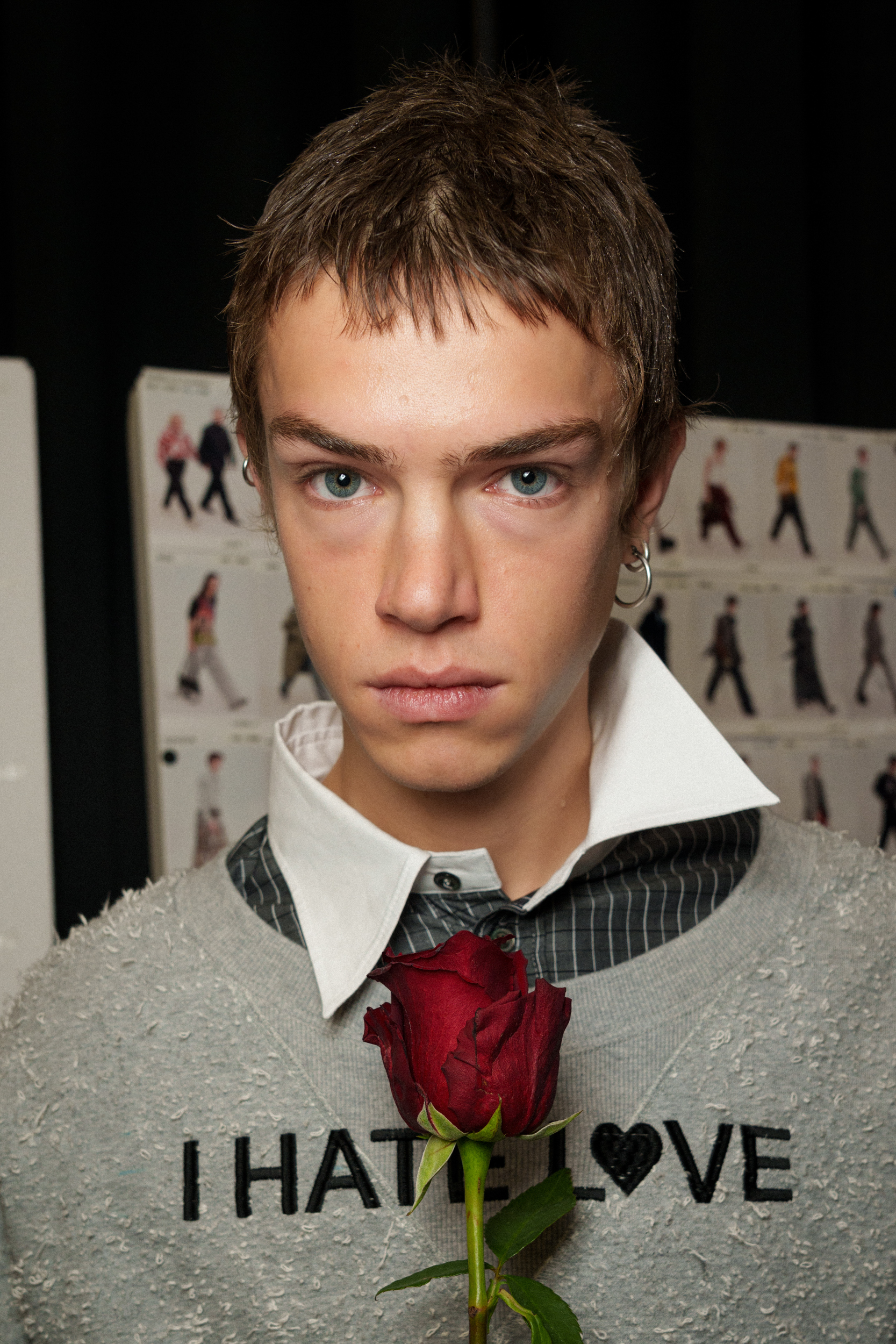 Jordanluca Fall 2025 Men’s Fashion Show Backstage