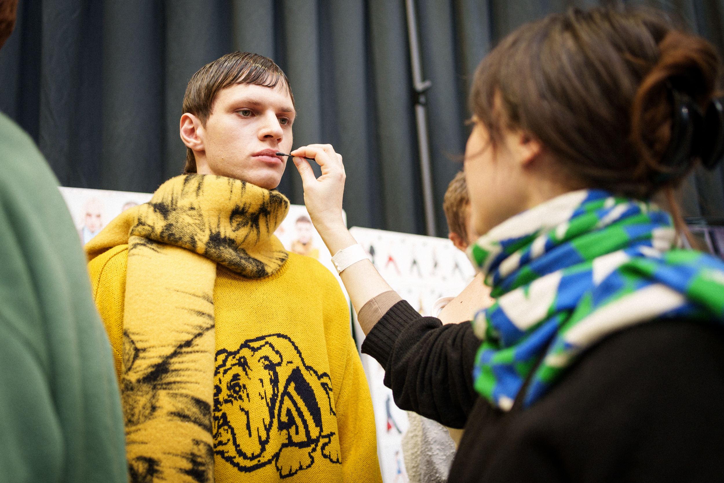 Jordanluca Fall 2025 Men’s Fashion Show Backstage