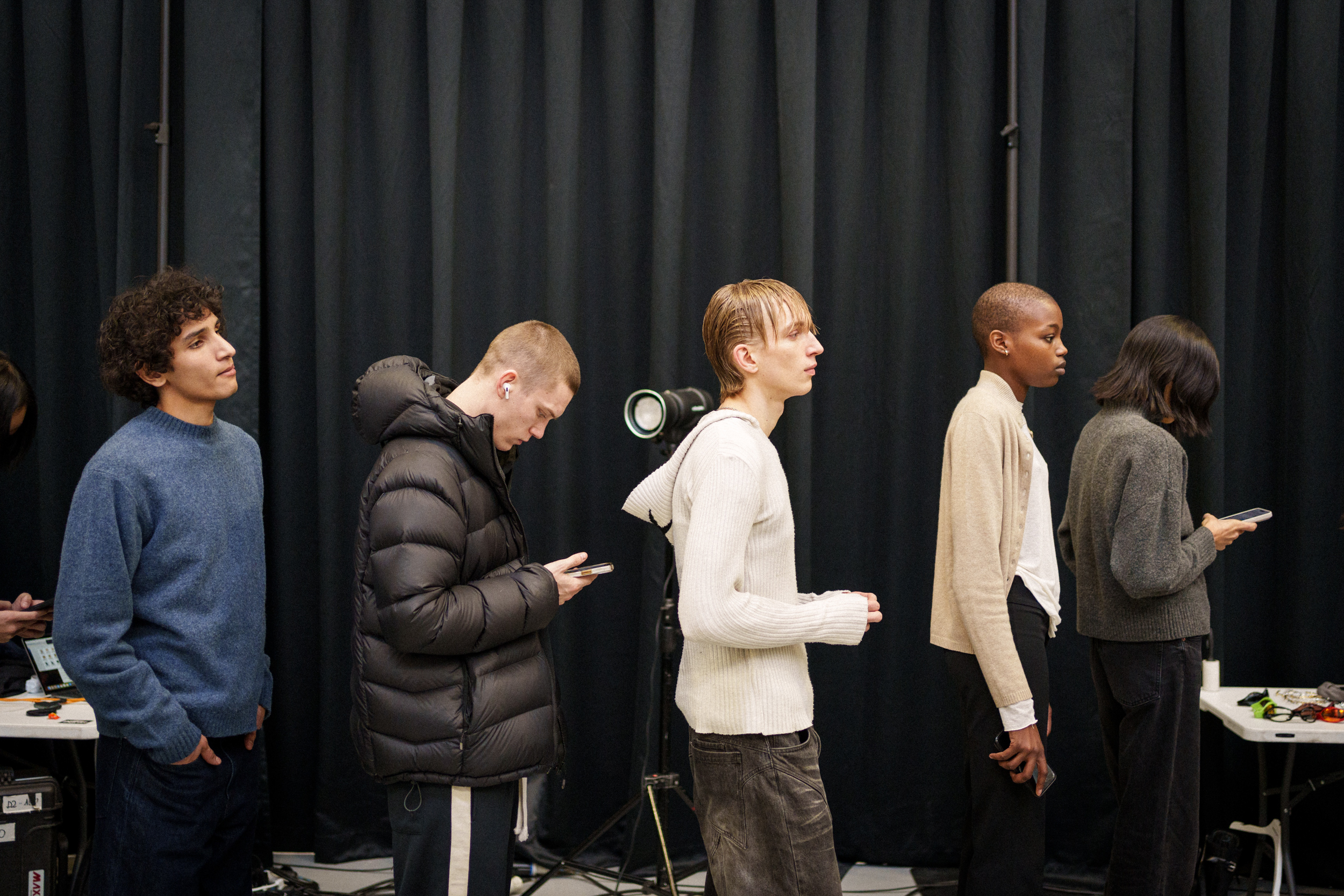 Jordanluca Fall 2025 Men’s Fashion Show Backstage