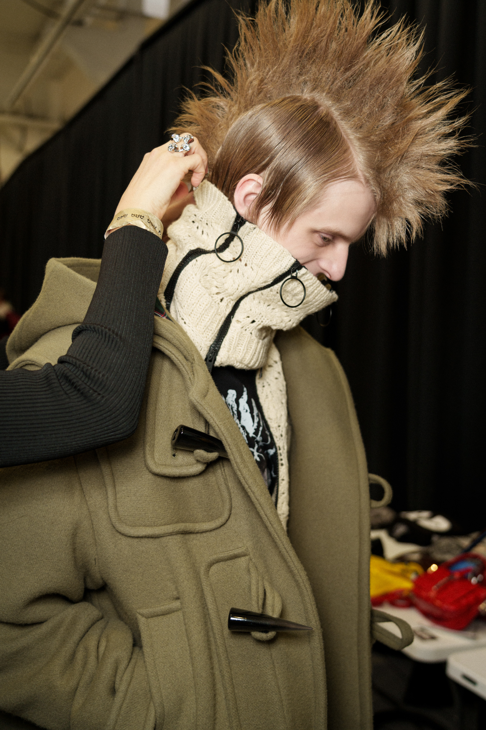 Jordanluca Fall 2025 Men’s Fashion Show Backstage