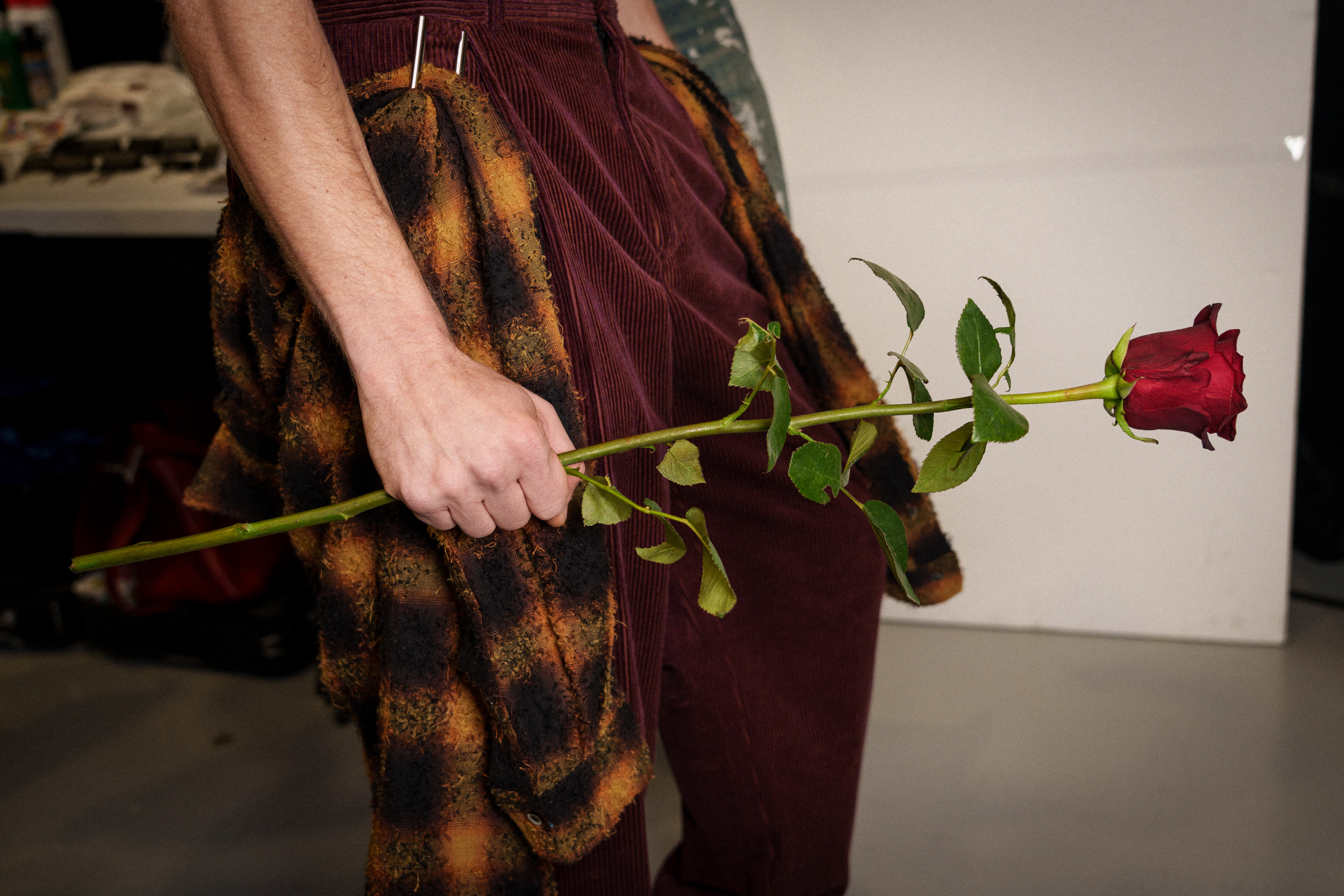 Jordanluca Fall 2025 Men’s Fashion Show Backstage