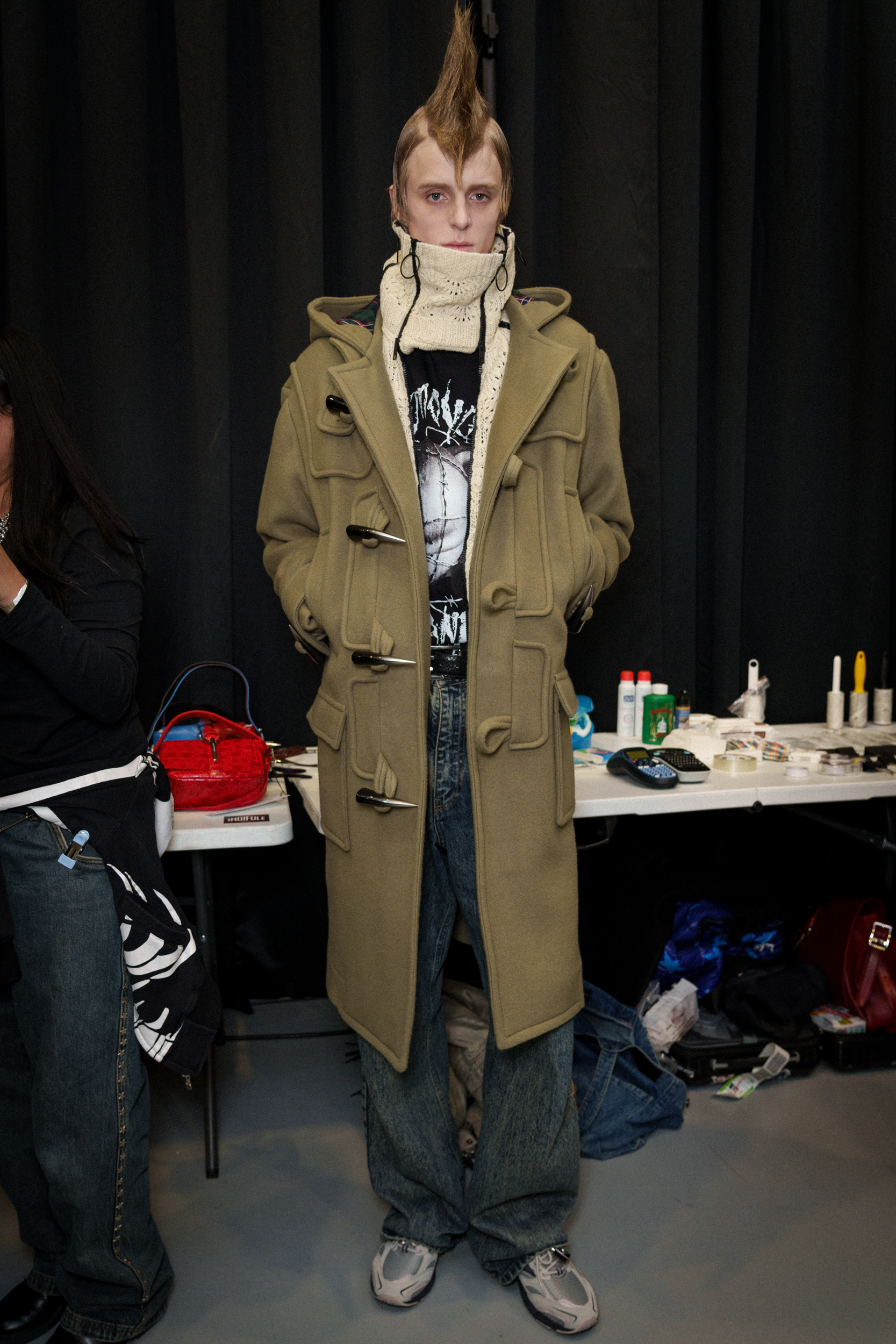 Jordanluca Fall 2025 Men’s Fashion Show Backstage