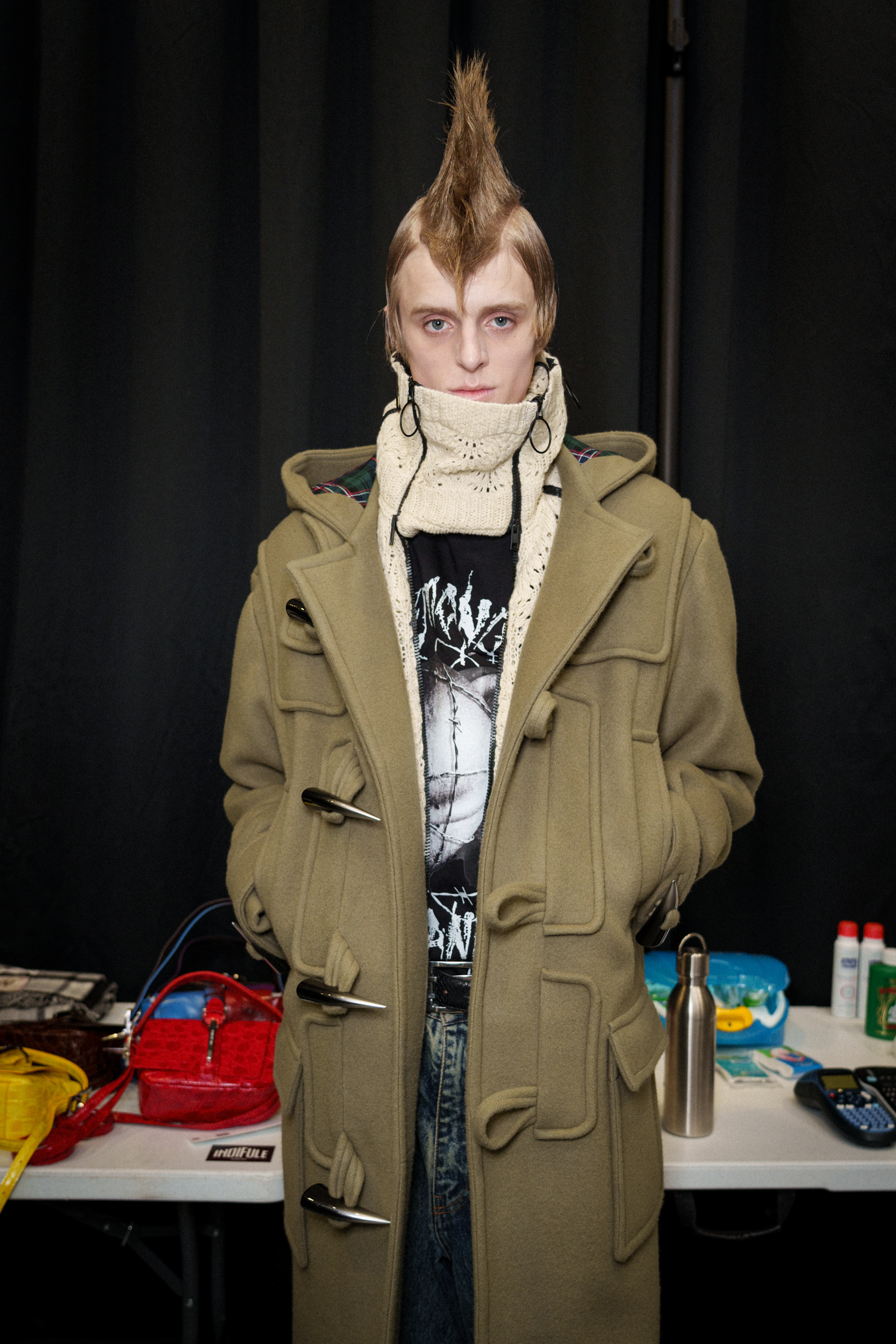 Jordanluca Fall 2025 Men’s Fashion Show Backstage