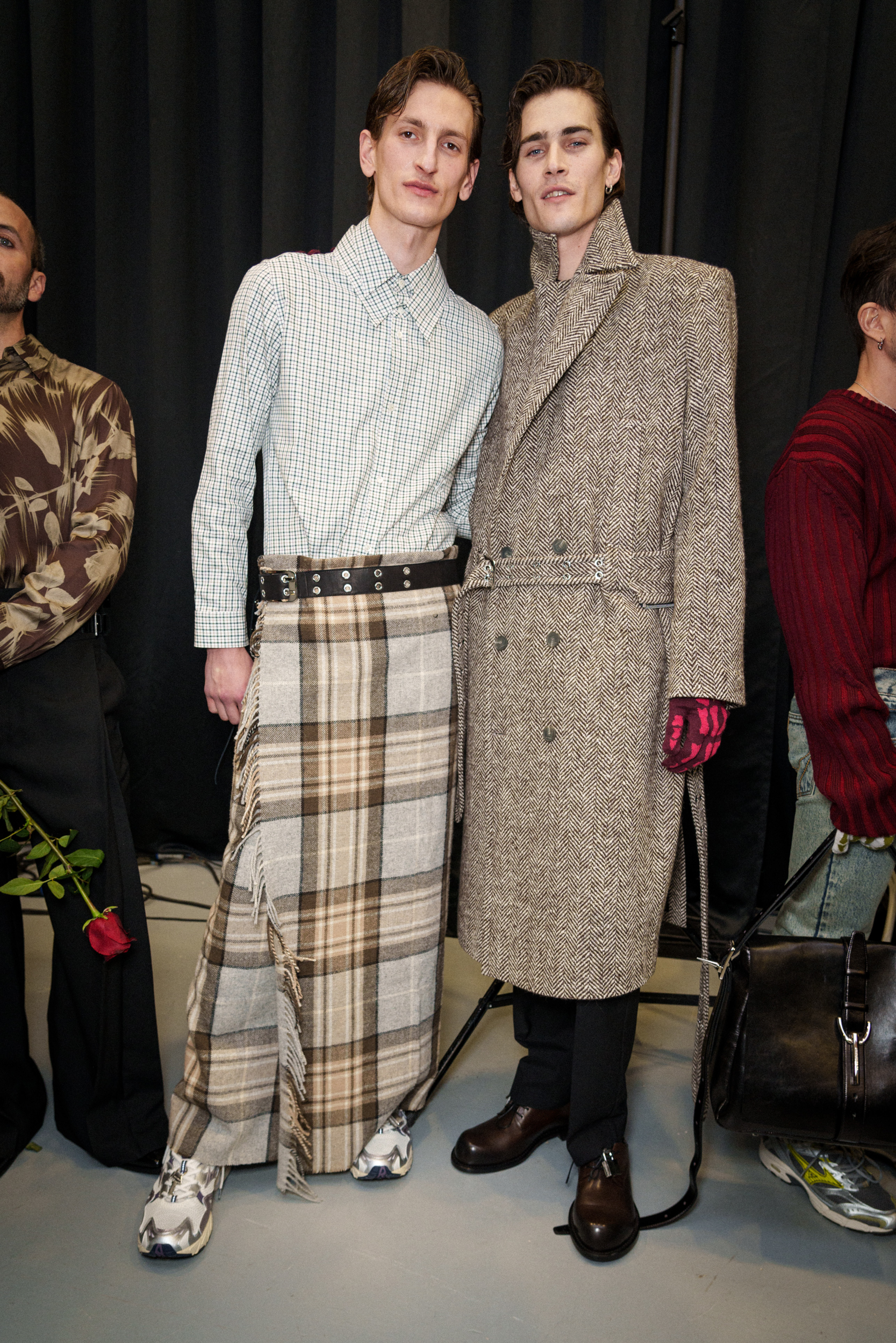 Jordanluca Fall 2025 Men’s Fashion Show Backstage