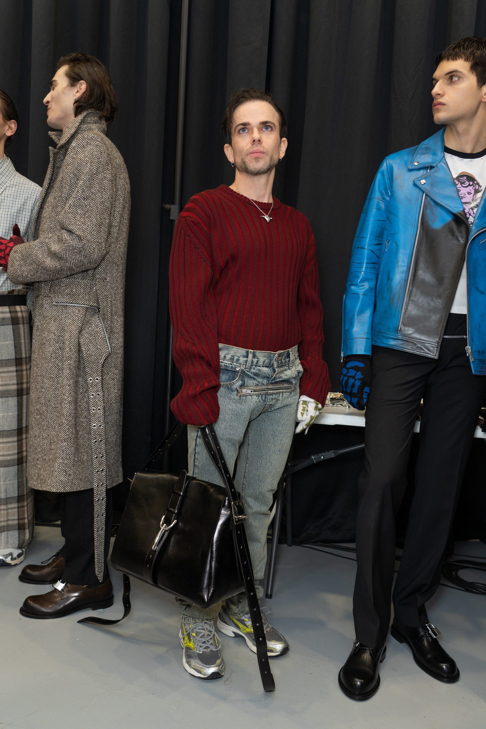 Jordanluca Fall 2025 Men’s Fashion Show Backstage