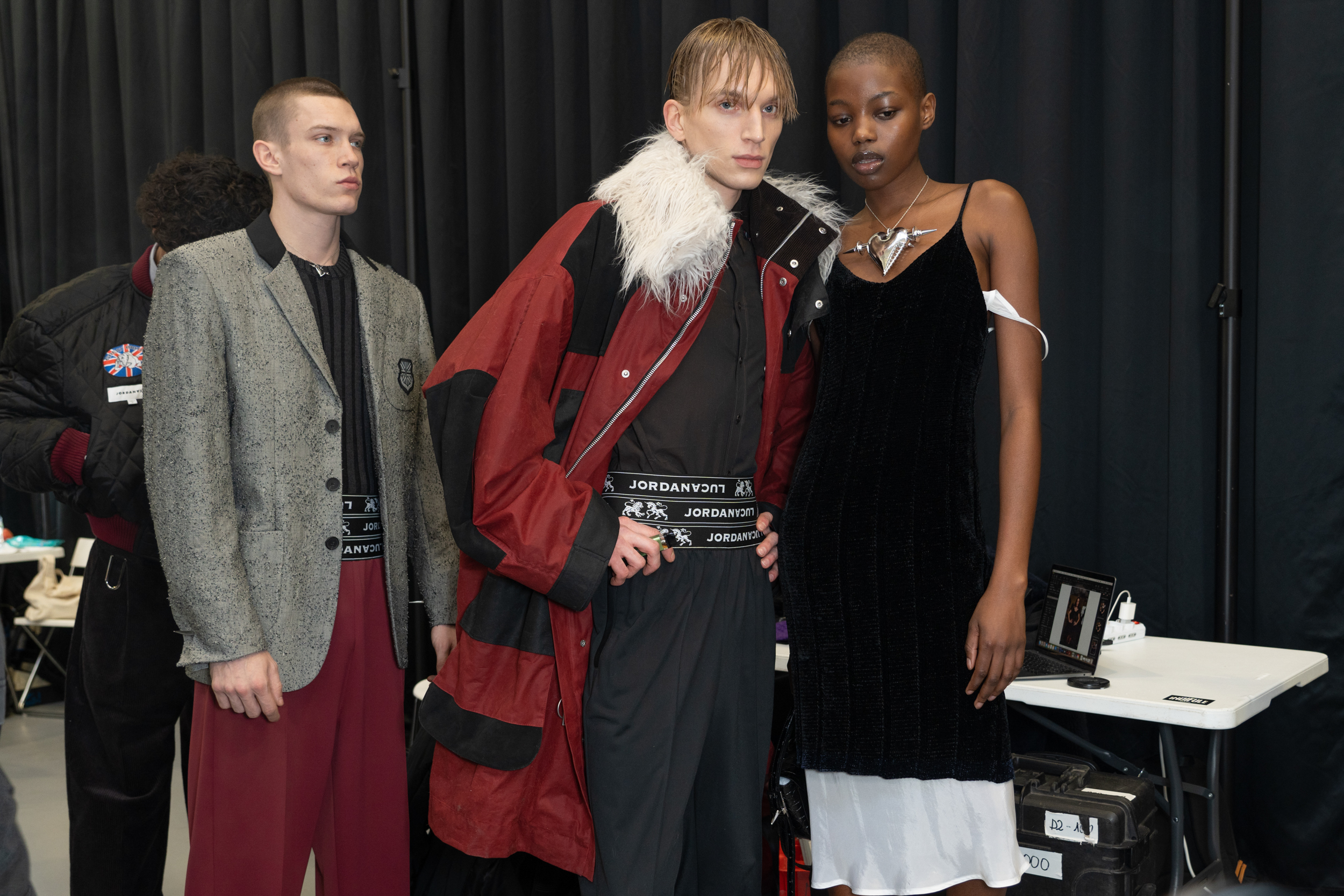 Jordanluca Fall 2025 Men’s Fashion Show Backstage