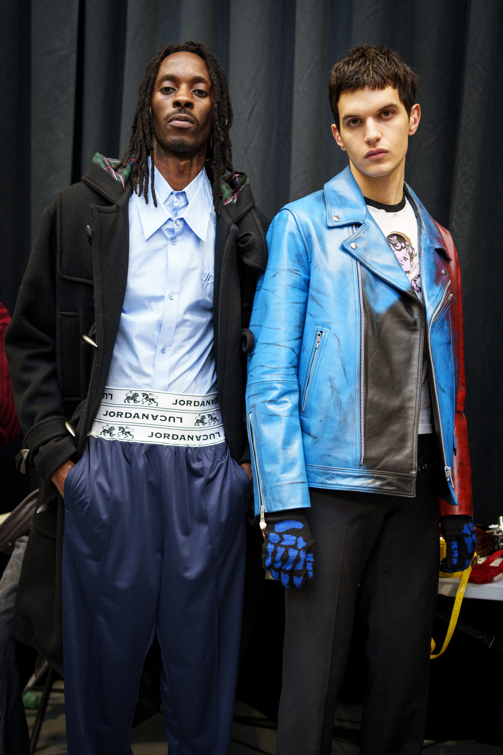 Jordanluca Fall 2025 Men’s Fashion Show Backstage