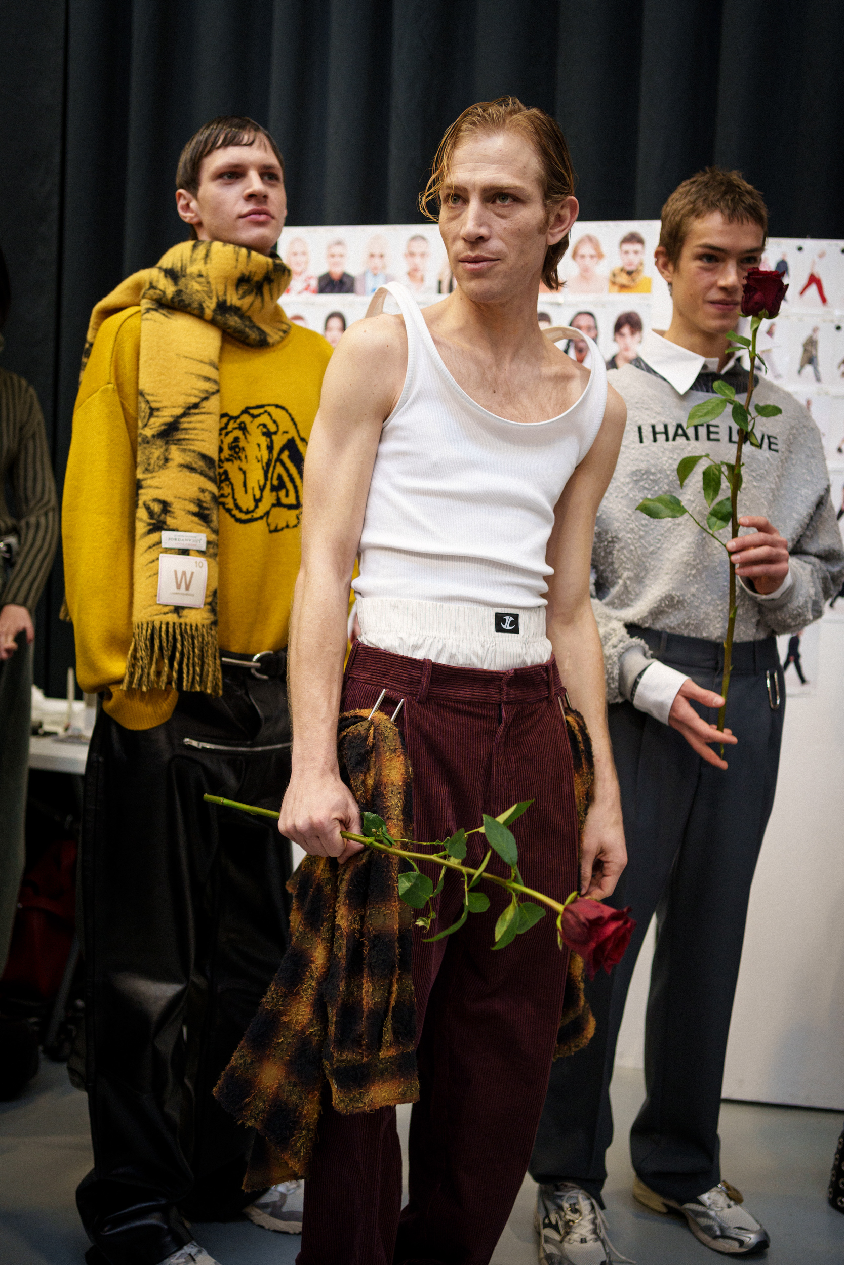 Jordanluca Fall 2025 Men’s Fashion Show Backstage