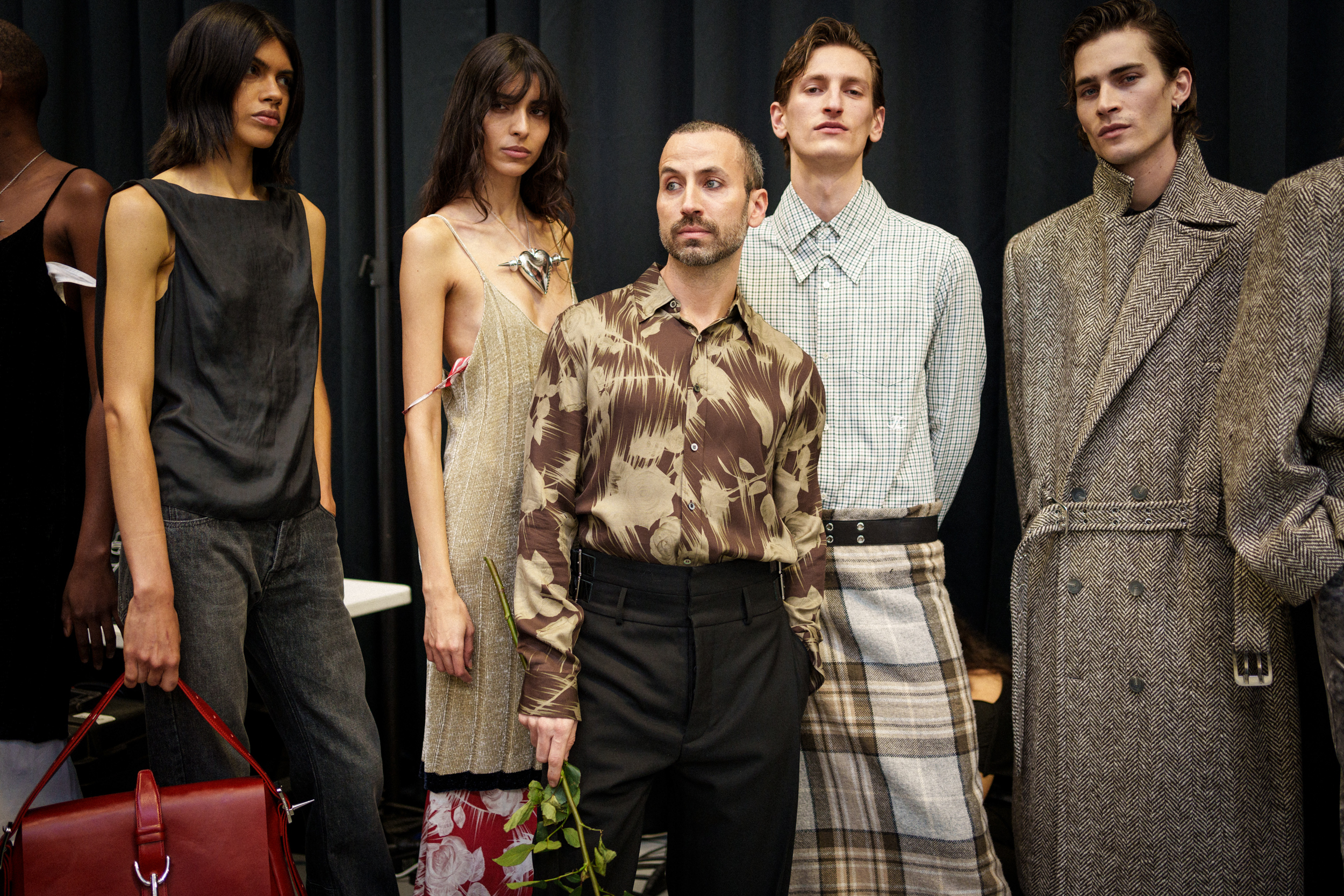 Jordanluca Fall 2025 Men’s Fashion Show Backstage