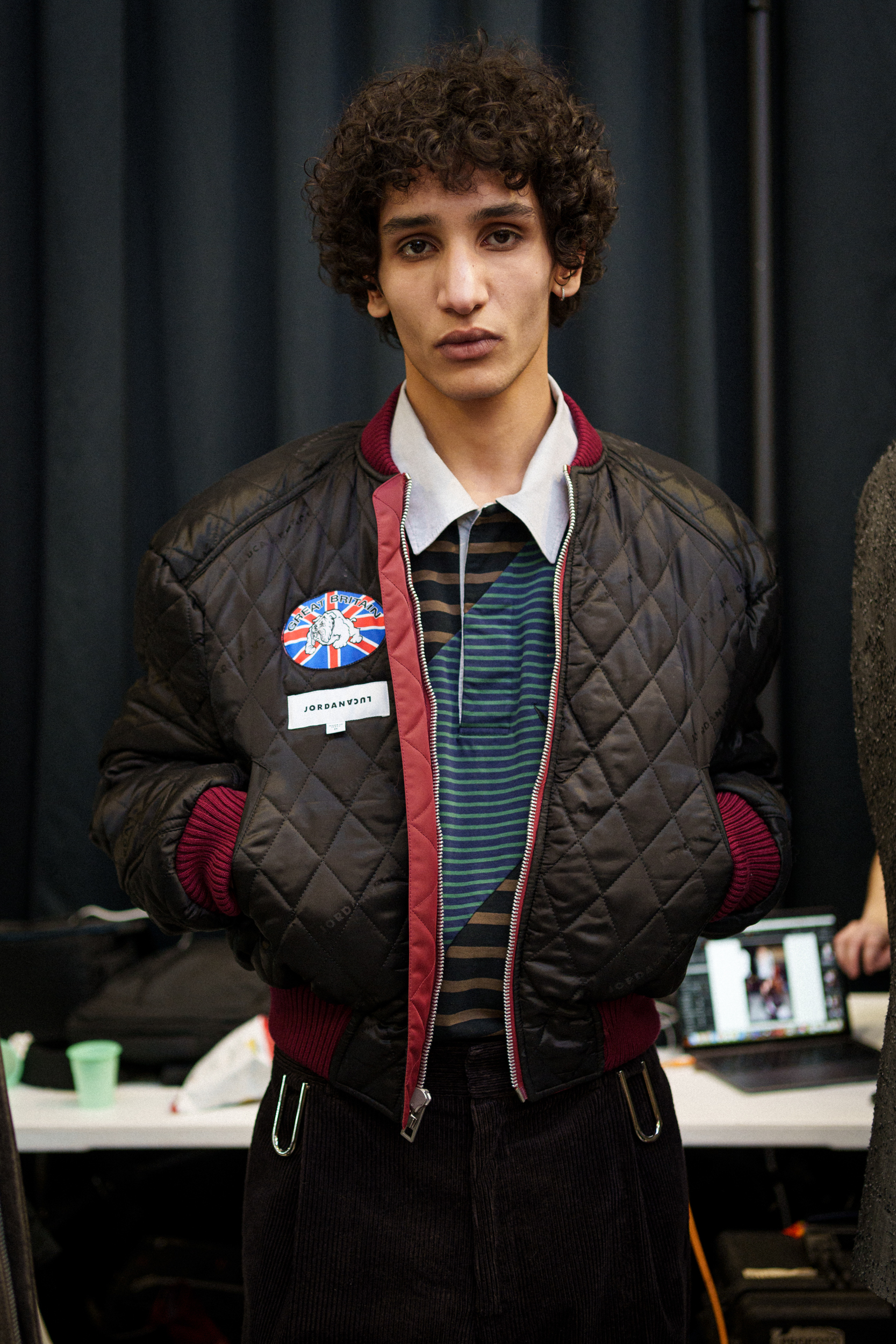 Jordanluca Fall 2025 Men’s Fashion Show Backstage