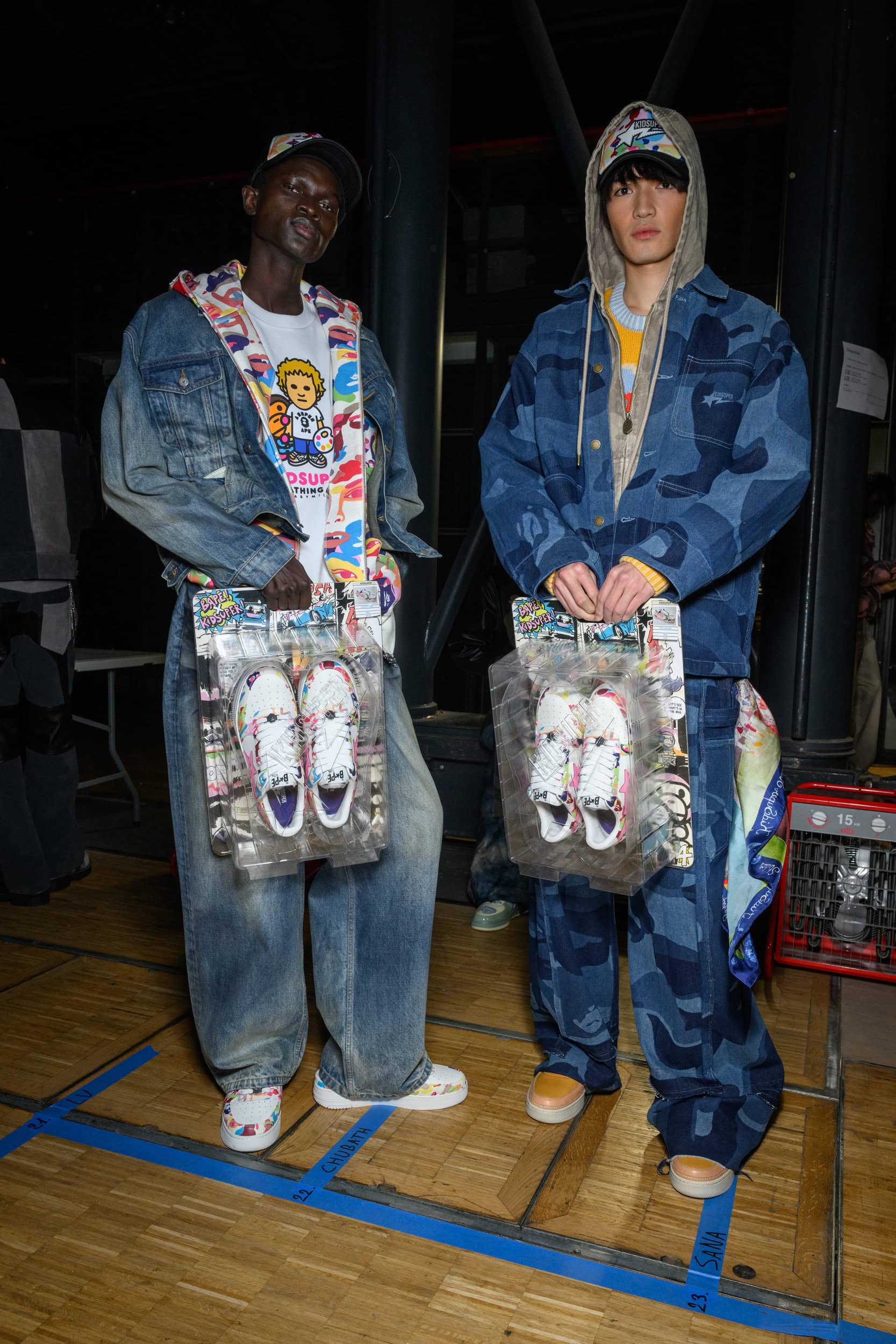 Kidsuper Studios Fall 2025 Men’s Fashion Show Backstage