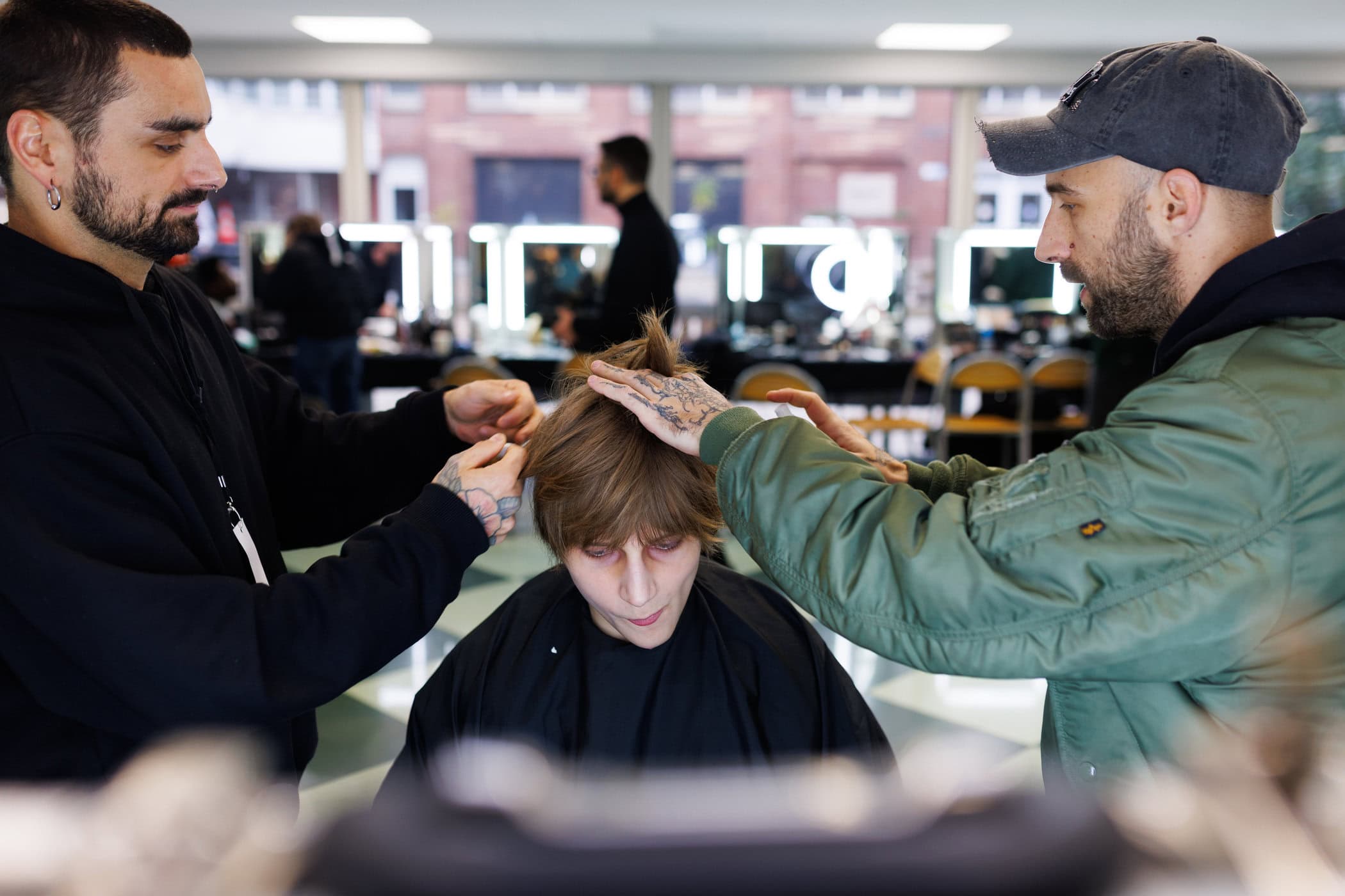 Kiko Kostadinov Fall 2025 Men’s Fashion Show Backstage