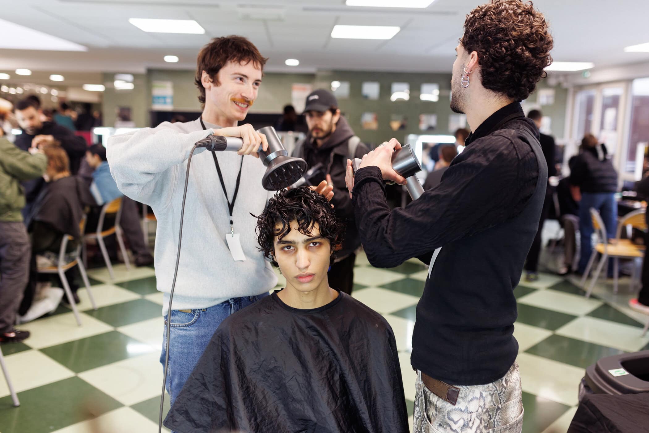 Kiko Kostadinov Fall 2025 Men’s Fashion Show Backstage