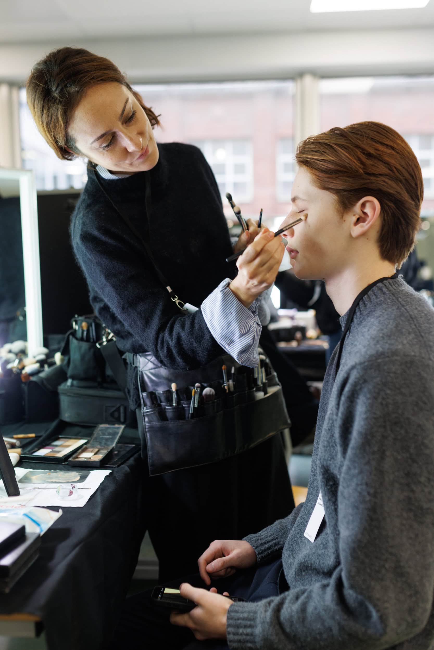 Kiko Kostadinov Fall 2025 Men’s Fashion Show Backstage