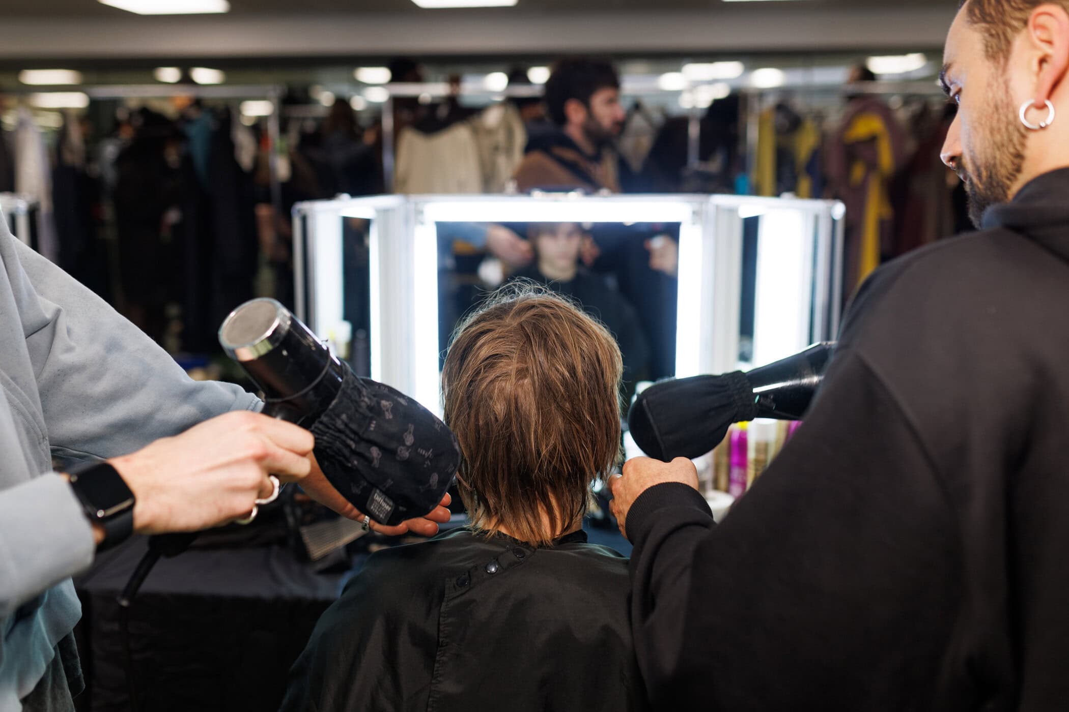 Kiko Kostadinov Fall 2025 Men’s Fashion Show Backstage