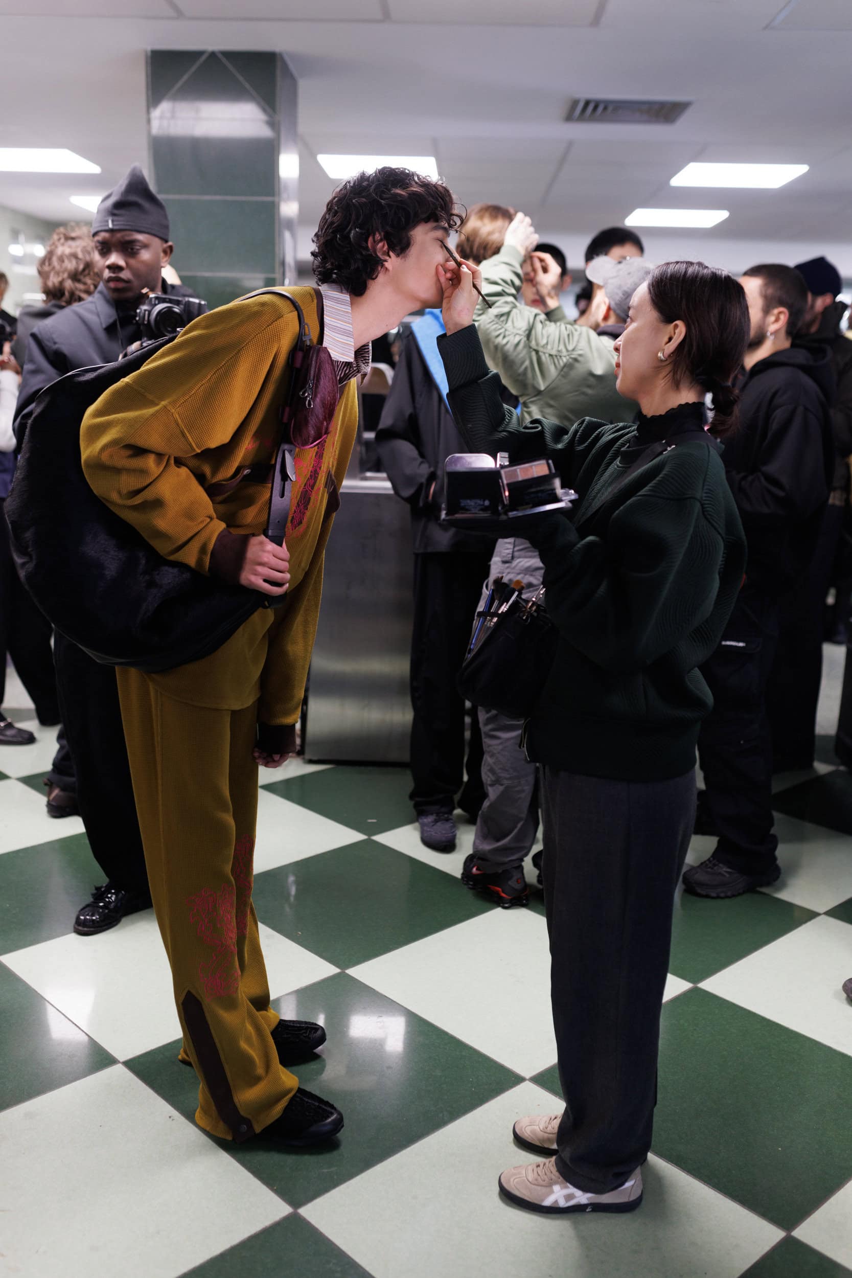 Kiko Kostadinov Fall 2025 Men’s Fashion Show Backstage