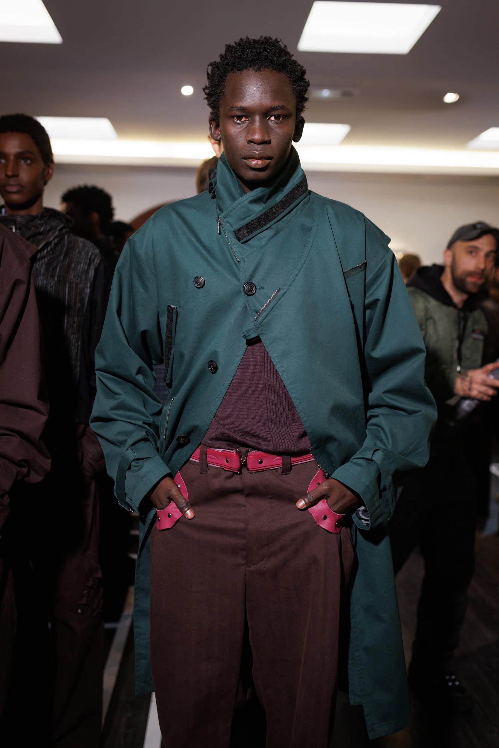 Kiko Kostadinov Fall 2025 Men’s Fashion Show Backstage