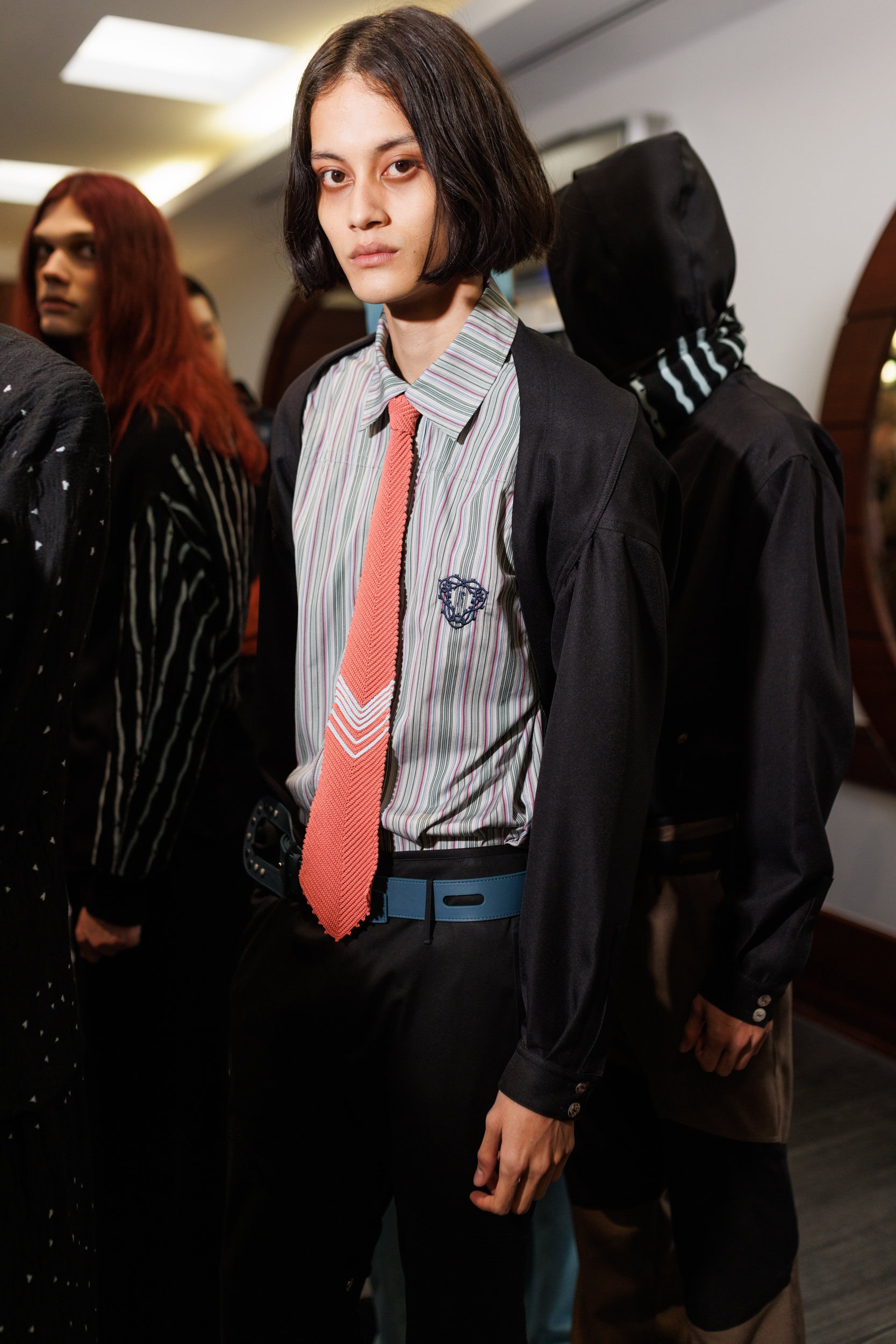 Kiko Kostadinov Fall 2025 Men’s Fashion Show Backstage