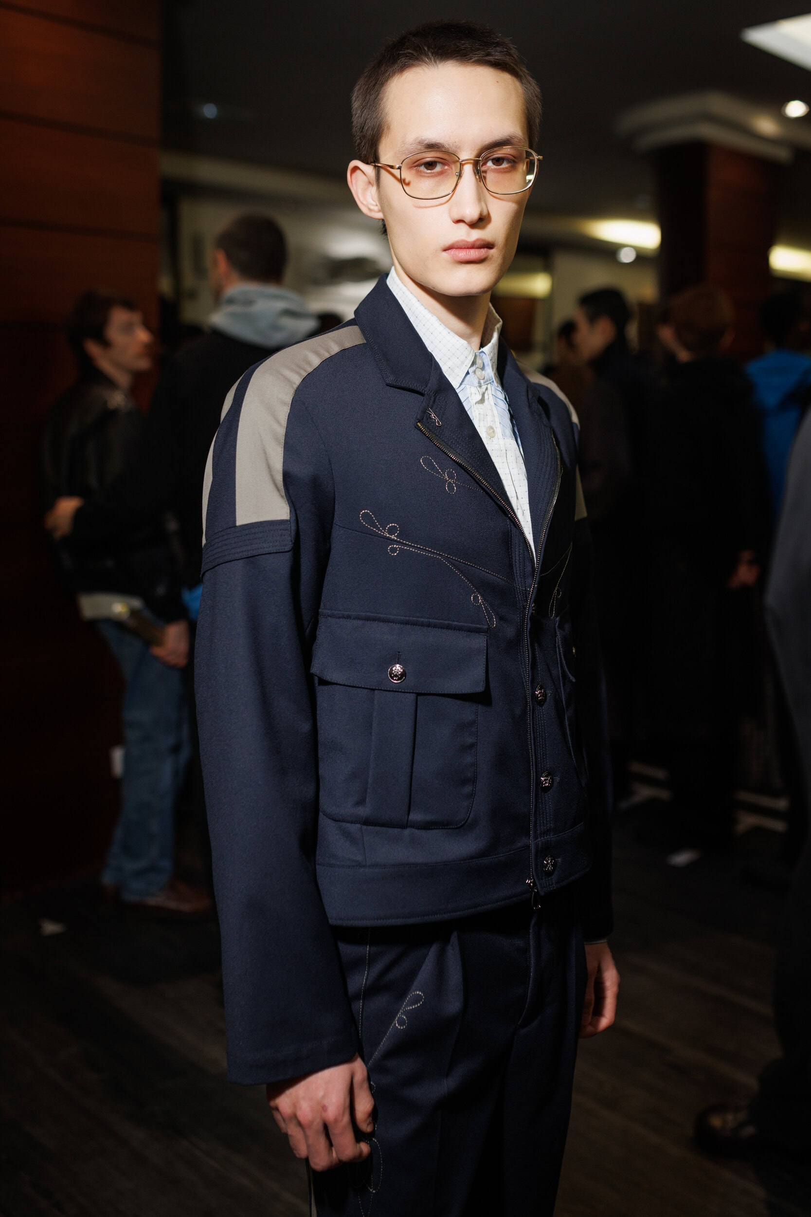 Kiko Kostadinov Fall 2025 Men’s Fashion Show Backstage