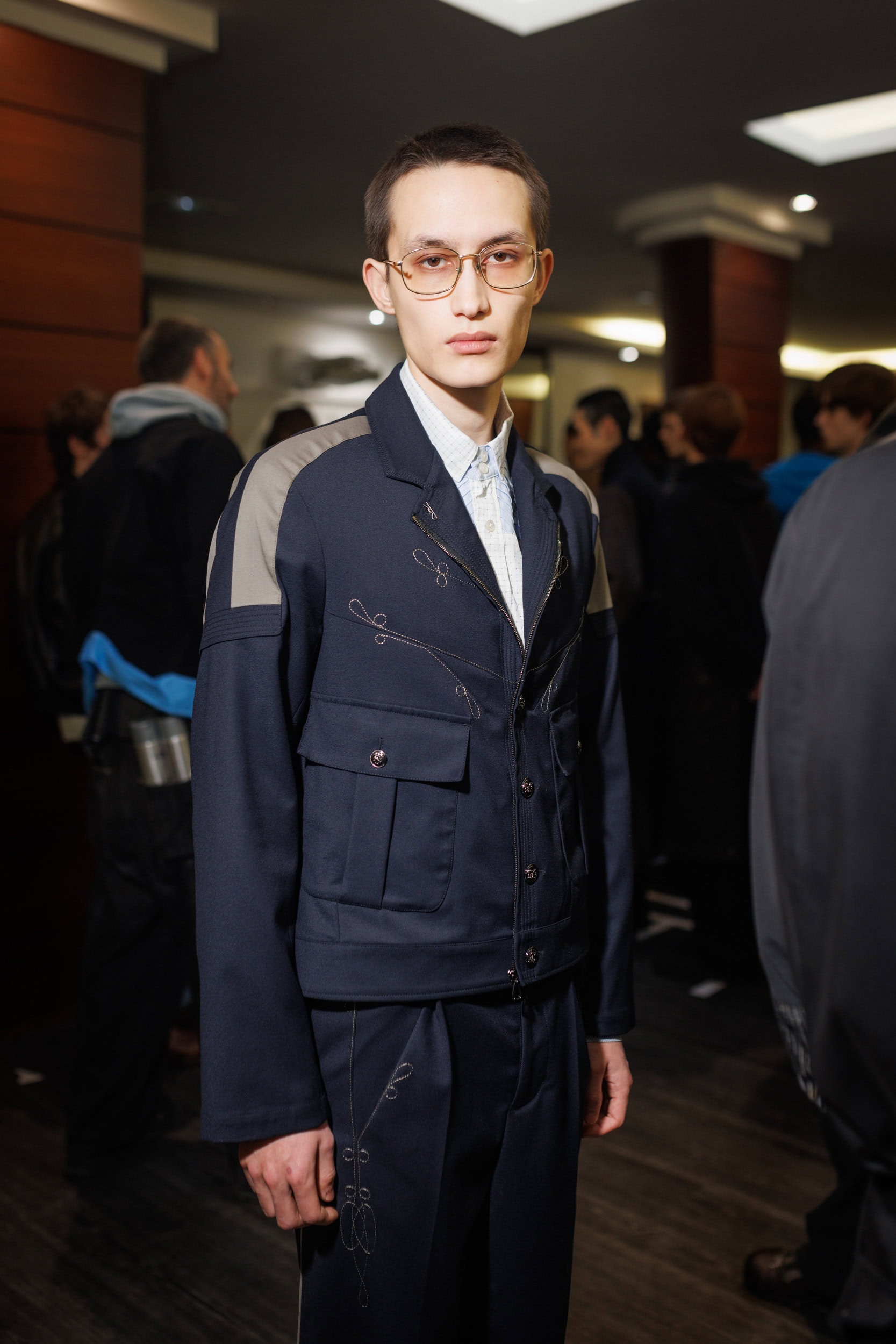 Kiko Kostadinov Fall 2025 Men’s Fashion Show Backstage